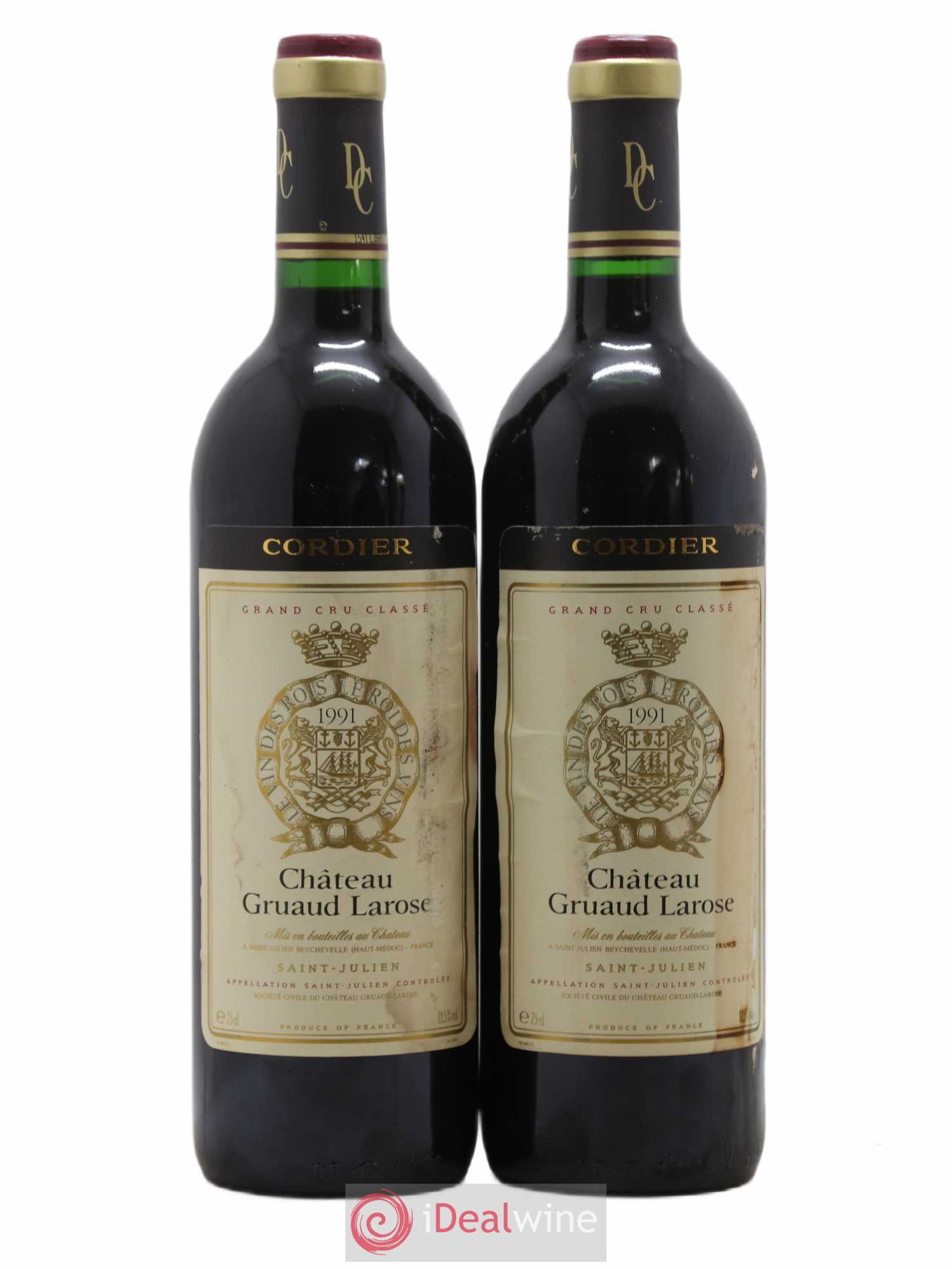 Château Gruaud Larose 2ème Grand Cru Classé 1991 - Lot de 2 bouteilles - 0