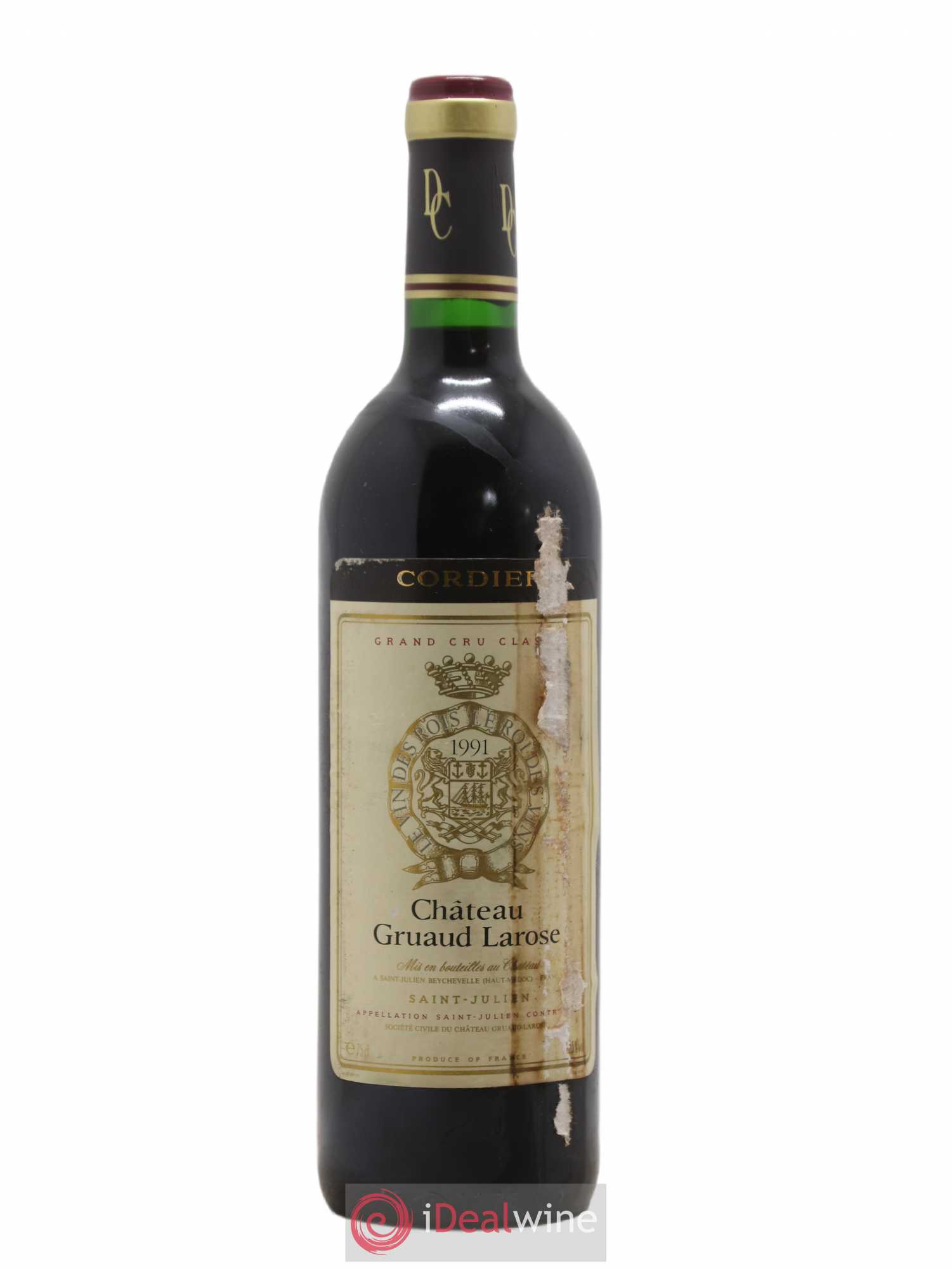 Château Gruaud Larose 2ème Grand Cru Classé 1991 - Lot de 1 bouteille - 0