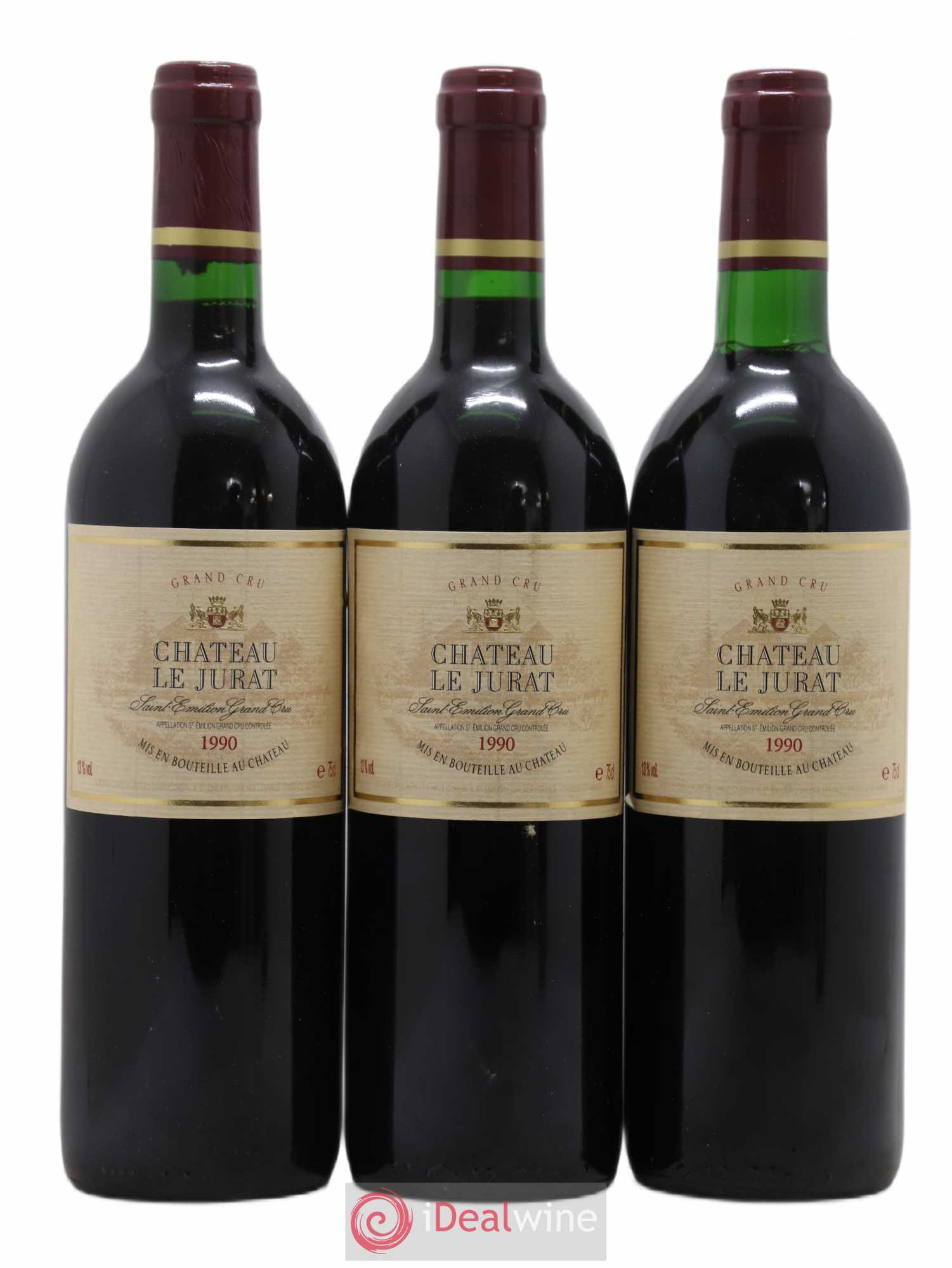 Château le Jurat 1990 - Lot de 3 bouteilles - 0
