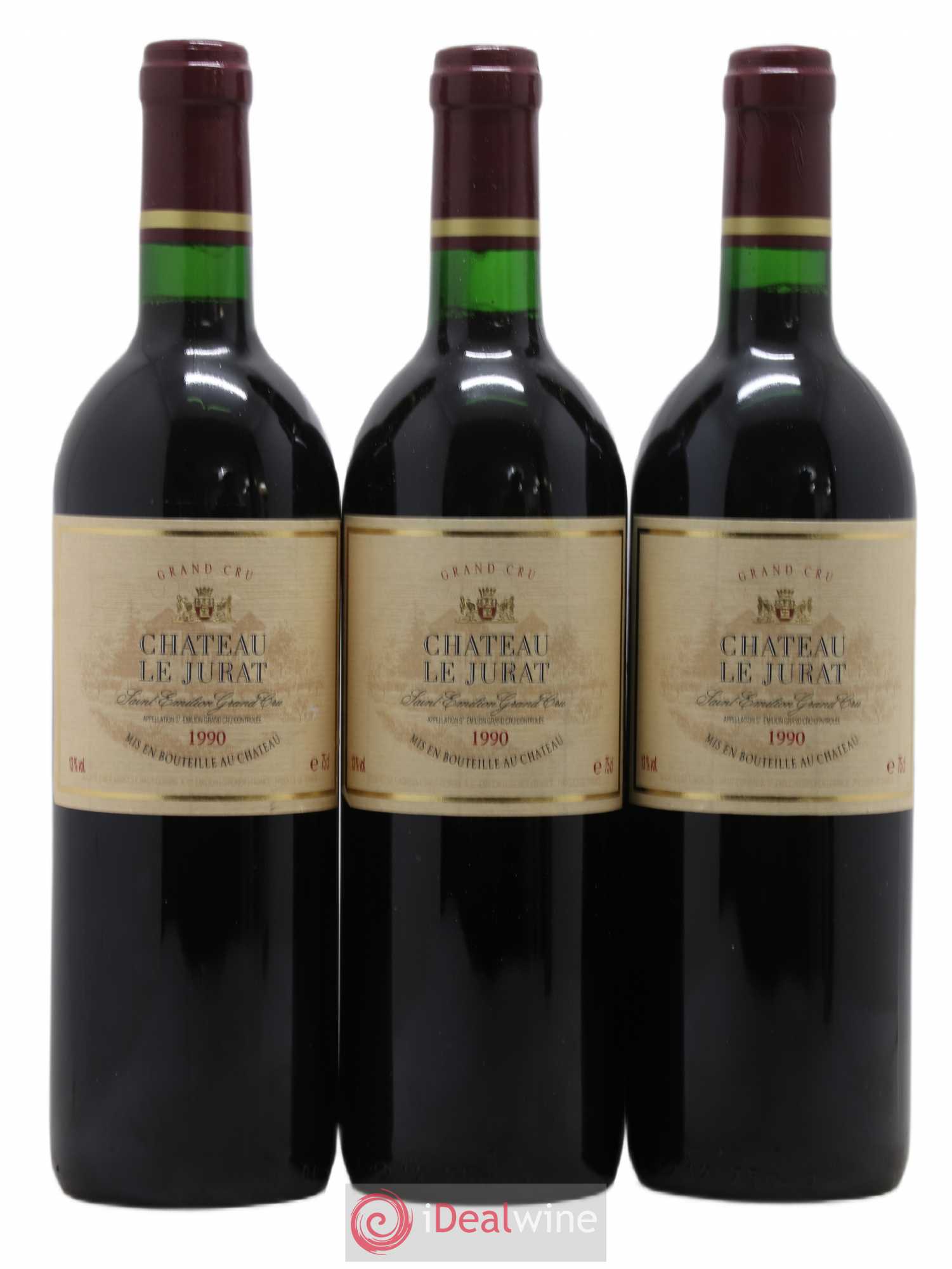Château le Jurat 1990 - Lot de 3 bouteilles - 0