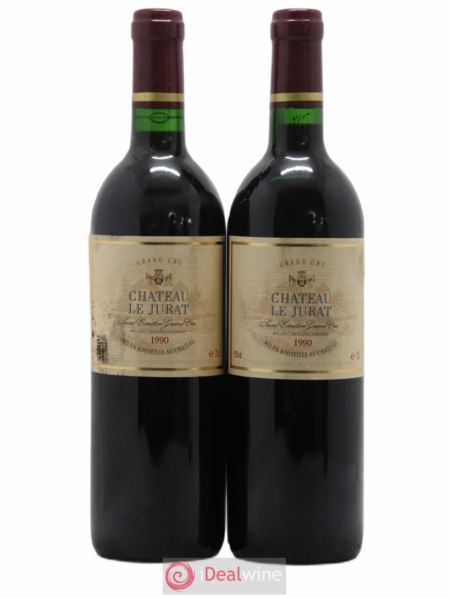 Château le Jurat 1990 - Lot de 2 bouteilles - 0