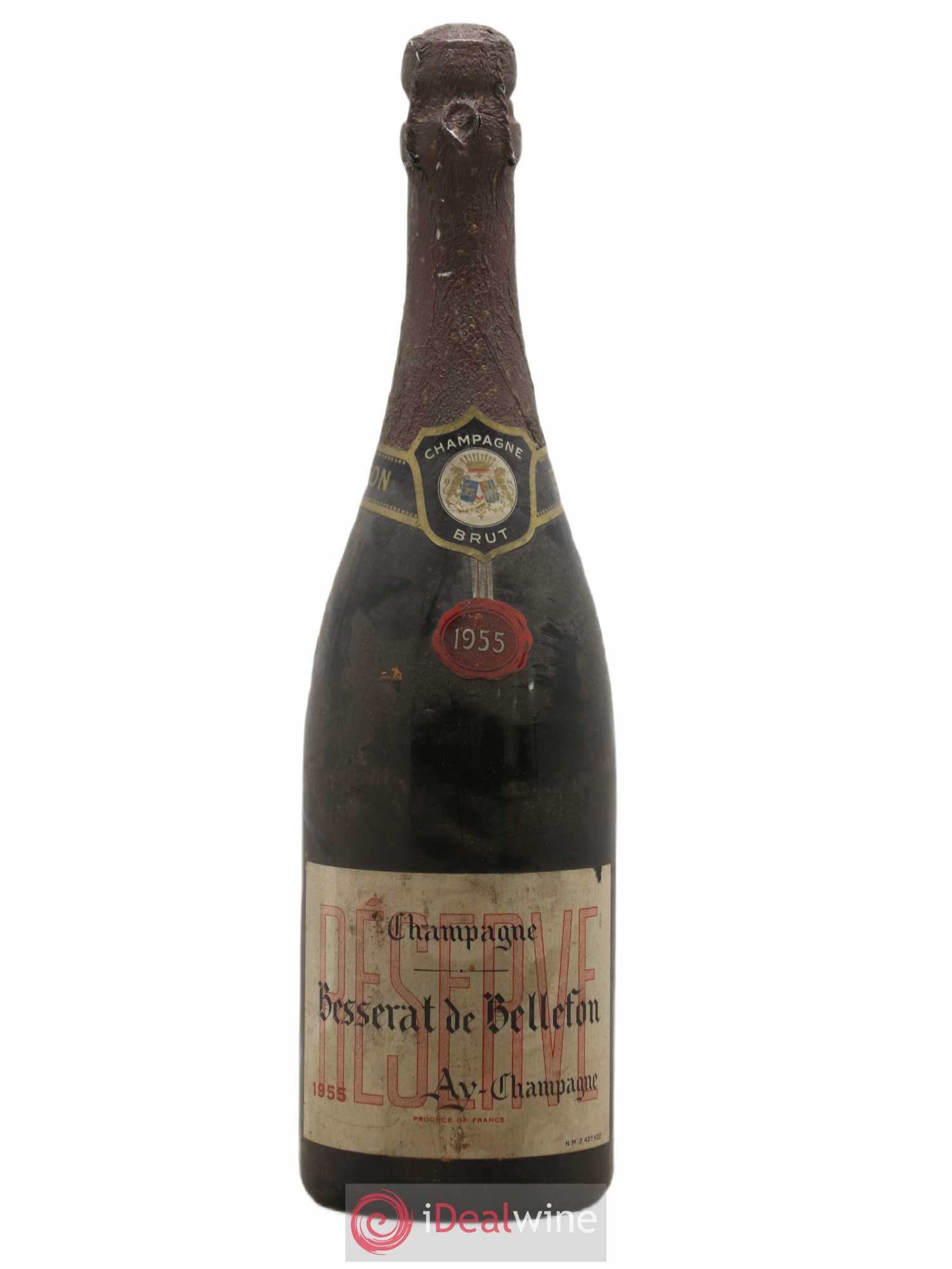 Champagne Cuvée Réserve Besserat de Bellefon 1955 - Posten von 1 Flasche - 0