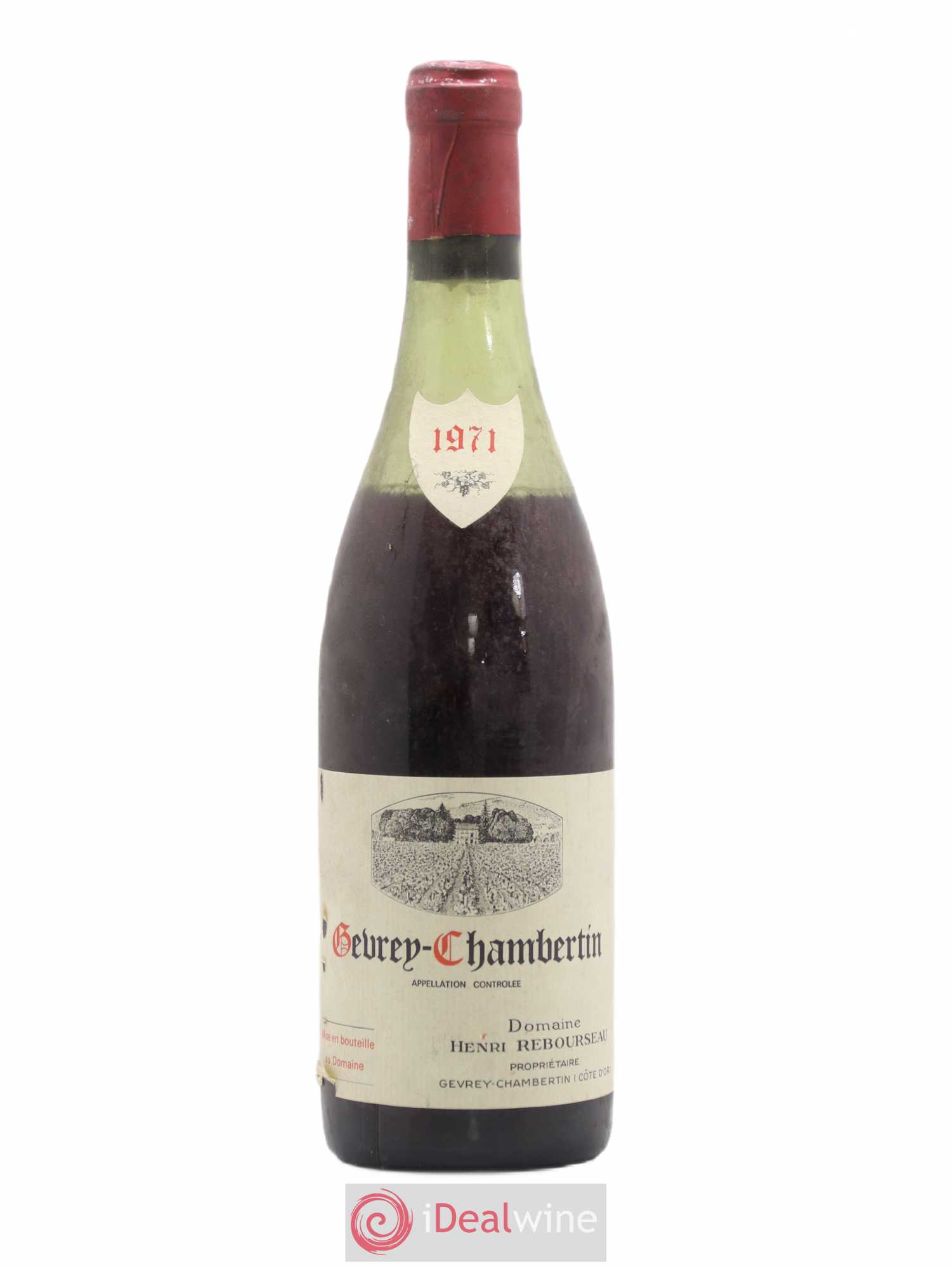 Gevrey-Chambertin Henri Rebourseau (Domaine) 1971 - Lot de 1 bouteille - 0