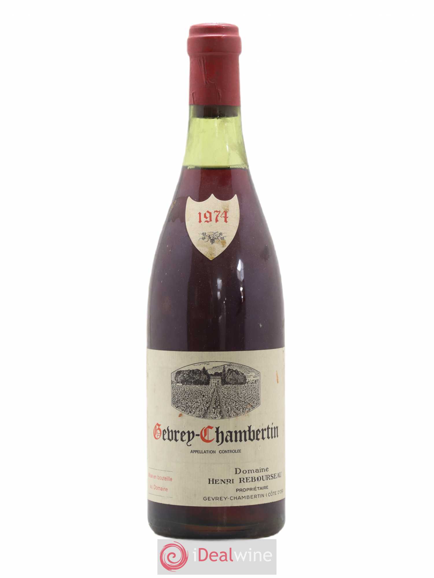 Gevrey-Chambertin Henri Rebourseau (Domaine) 1974 - Lot de 1 bouteille - 0