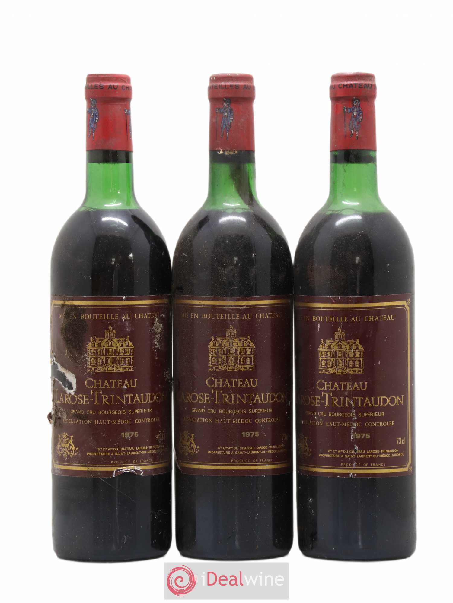 Château Larose Trintaudon Cru Bourgeois 1975 - Lot de 6 bouteilles - 1