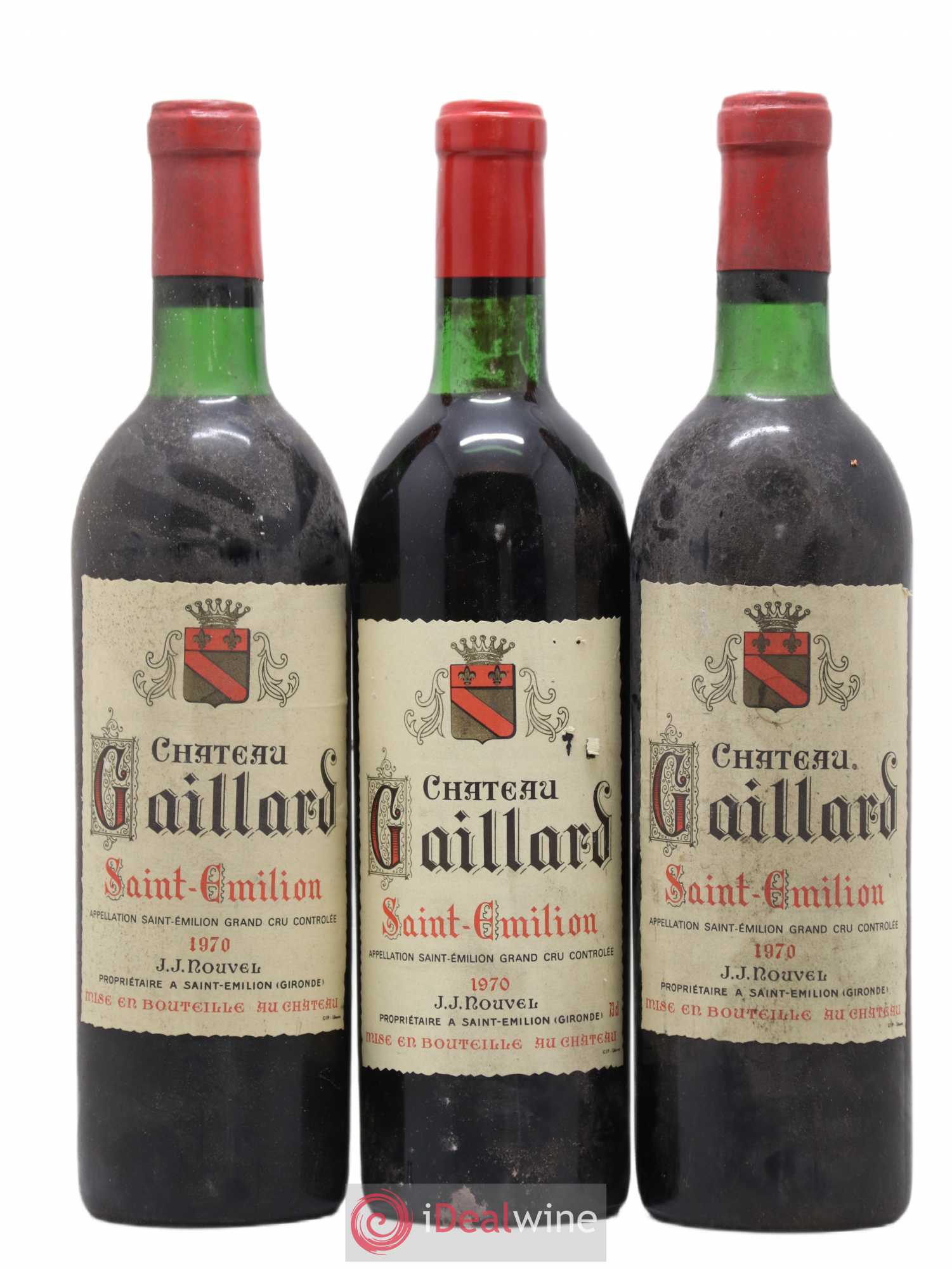 Saint-Émilion Château Gaillard 1970 - Lot of 6 bottles - 2