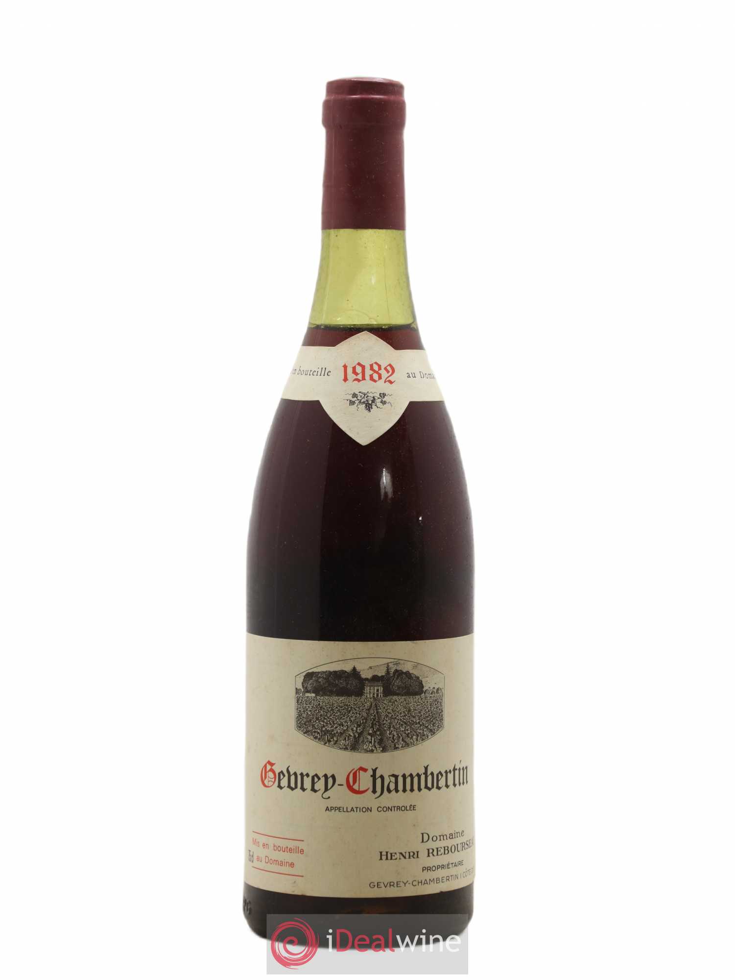 Gevrey-Chambertin Henri Rebourseau (Domaine) 1982 - Lot de 1 bouteille - 0