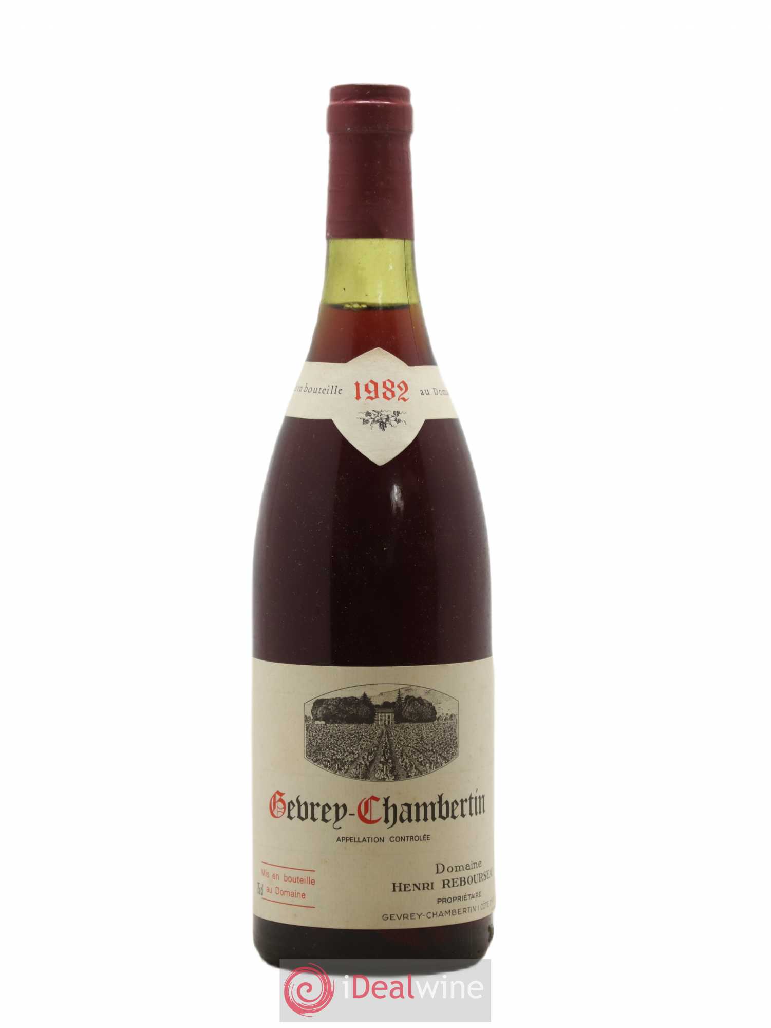 Gevrey-Chambertin Henri Rebourseau (Domaine) 1982 - Lot de 1 bouteille - 0