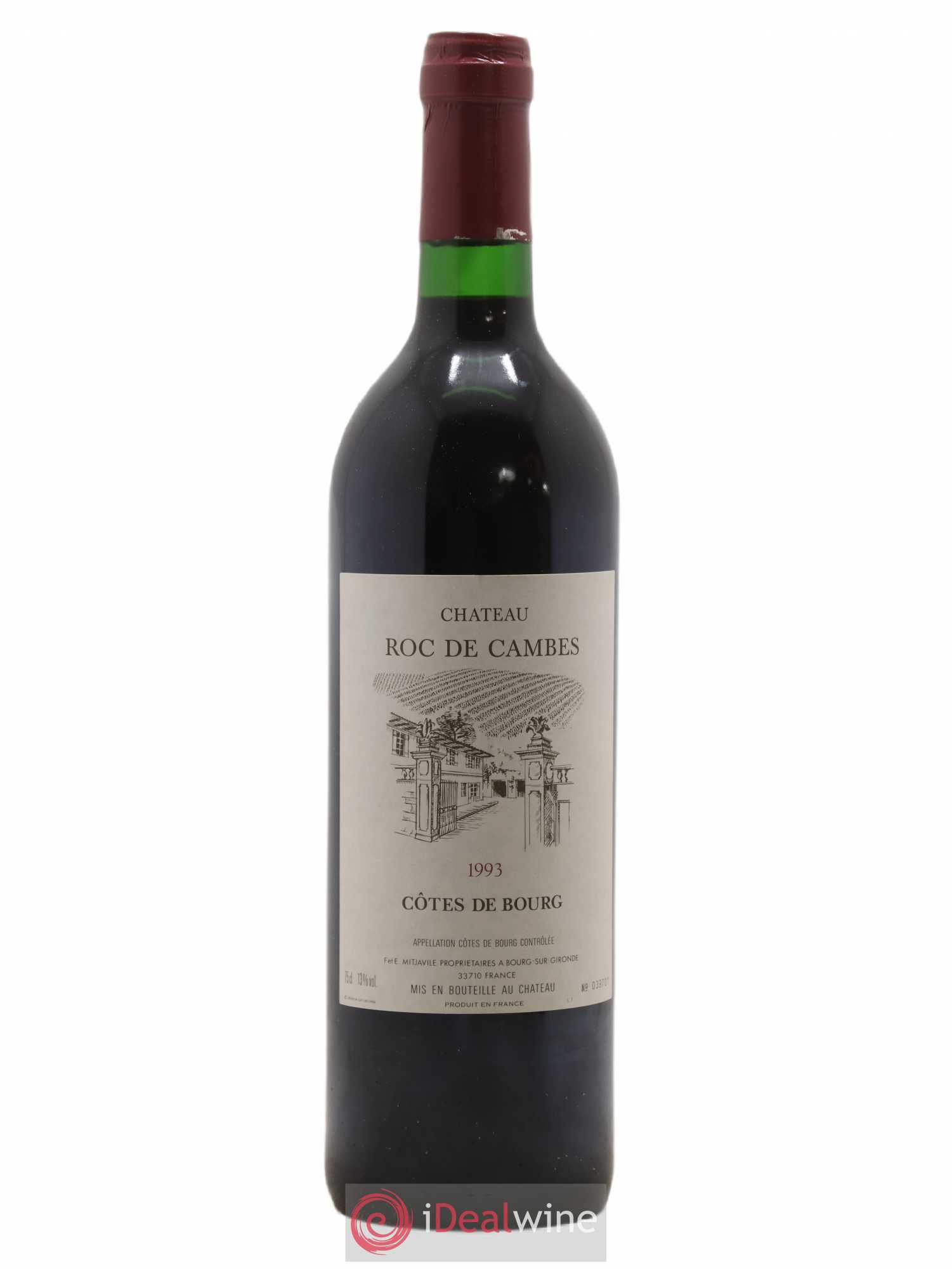 Roc de Cambes 1993 - Posten von 1 Flasche - 0