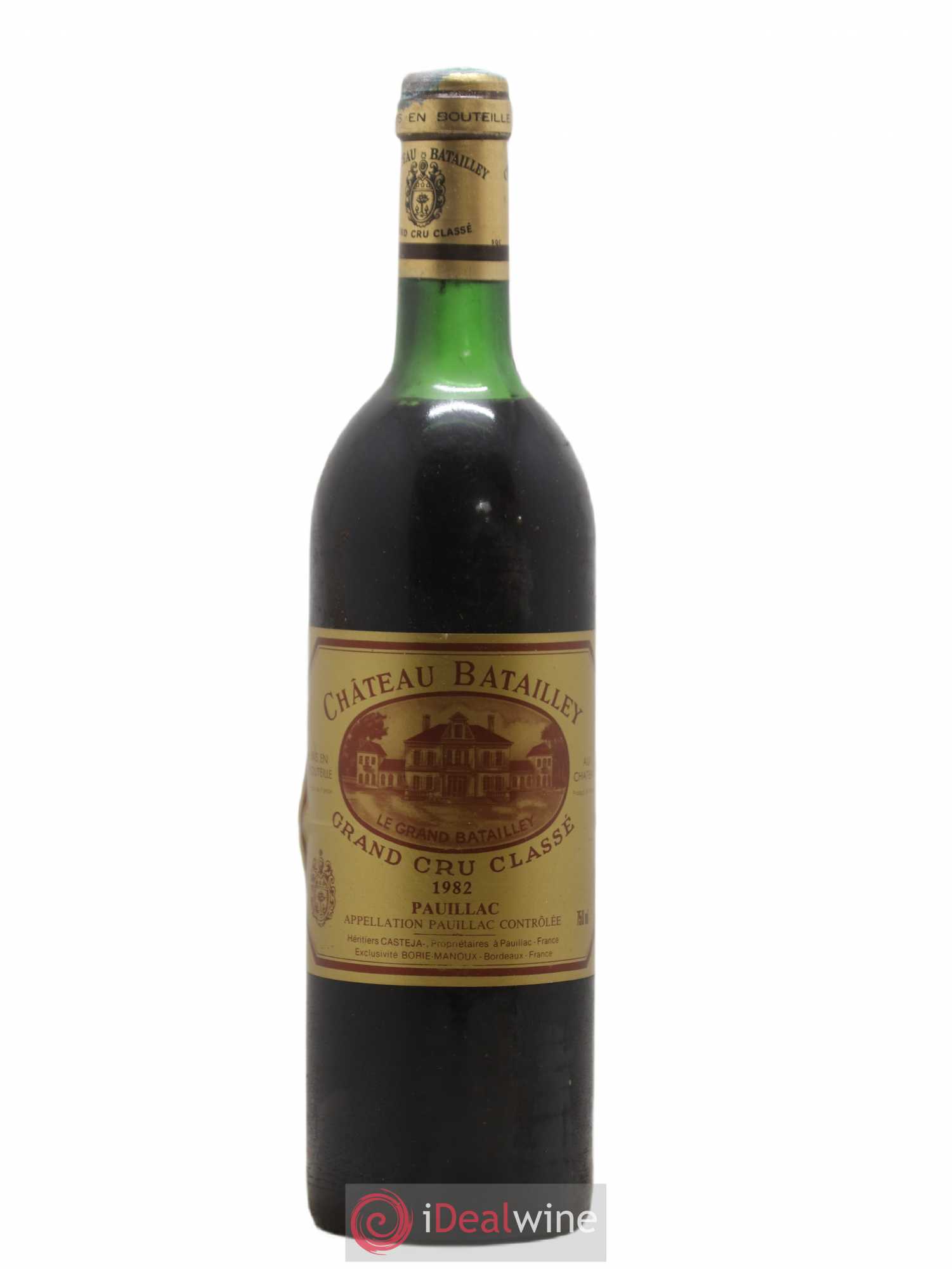 Château Batailley 5ème Grand Cru Classé 1982 - Lot de 1 bouteille - 0