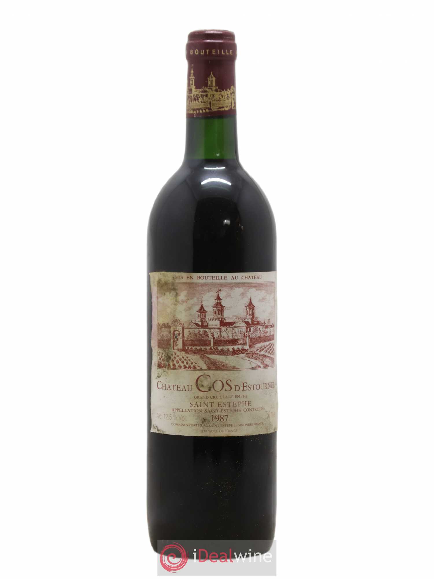 Cos d'Estournel 2ème Grand Cru Classé 1987 - Lot de 1 bouteille - 0