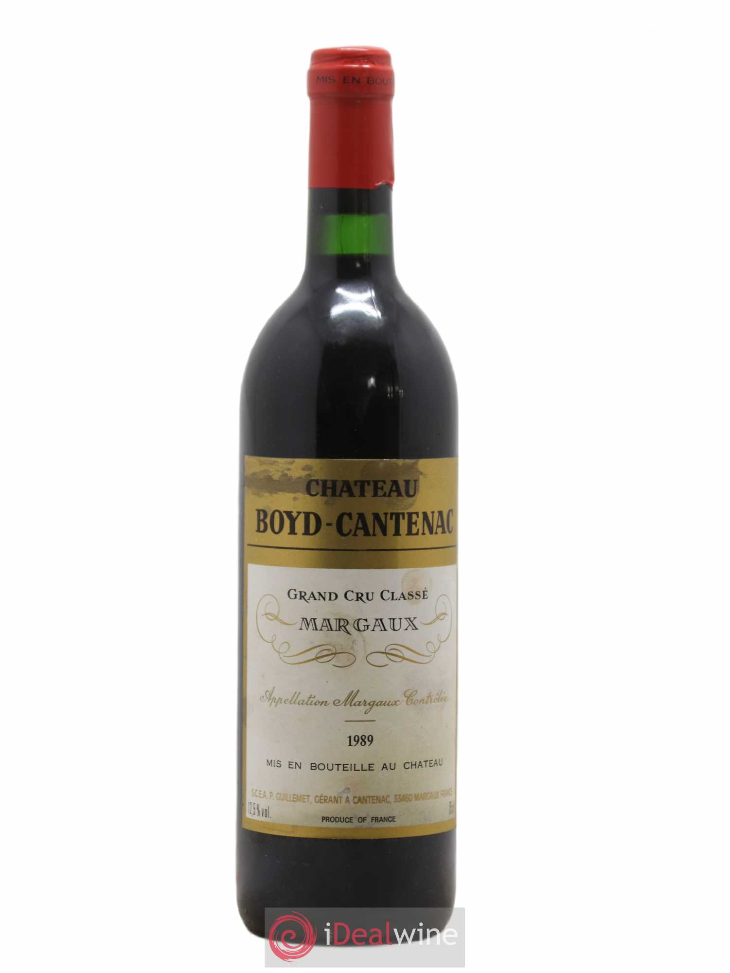 Château Boyd Cantenac 3ème Grand Cru Classé 1989 - Lot de 1 bouteille - 0
