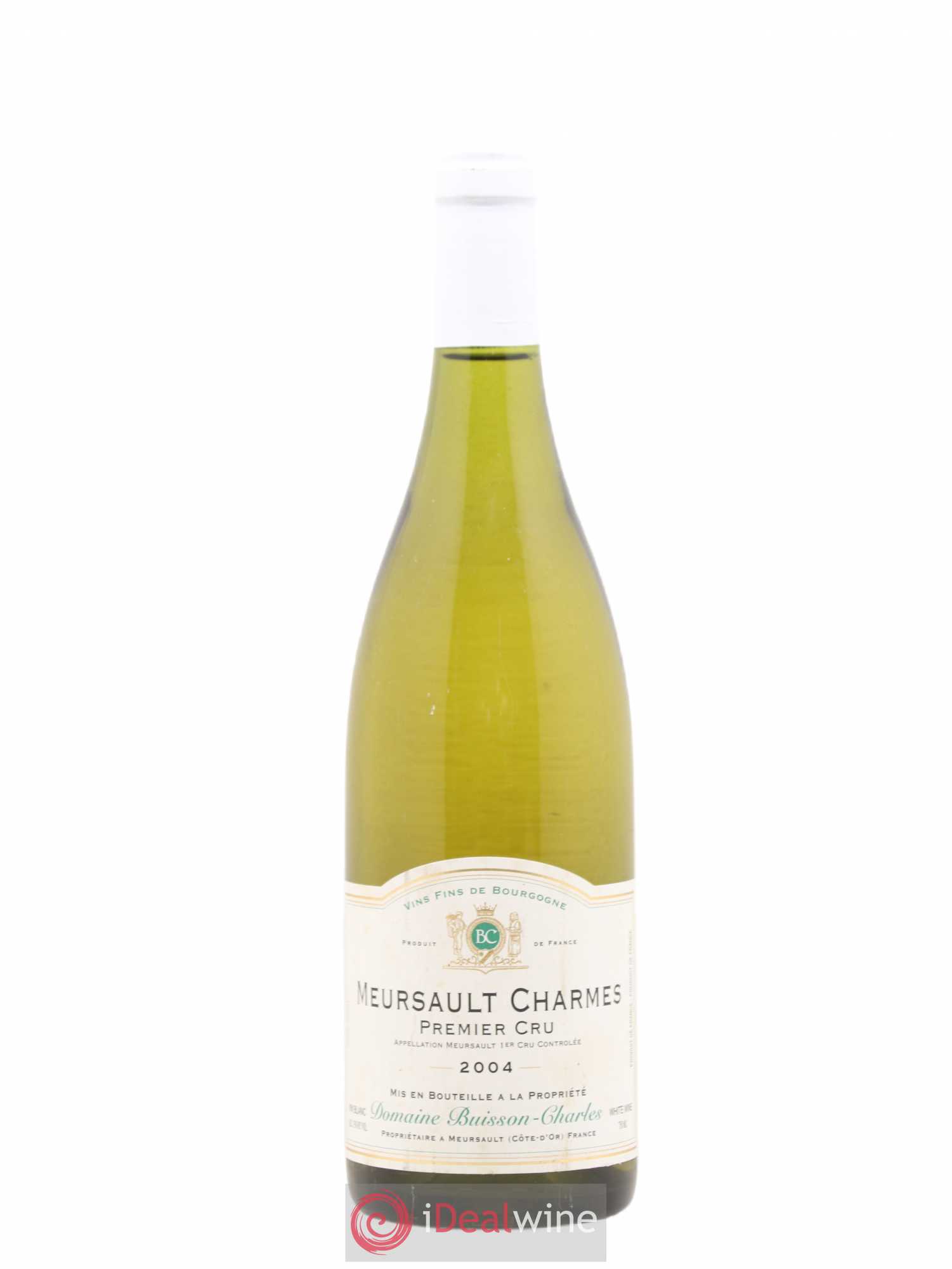 Meursault 1er Cru Charmes Buisson-Charles (Domaine) 2004 - Lot de 1 bouteille - 0