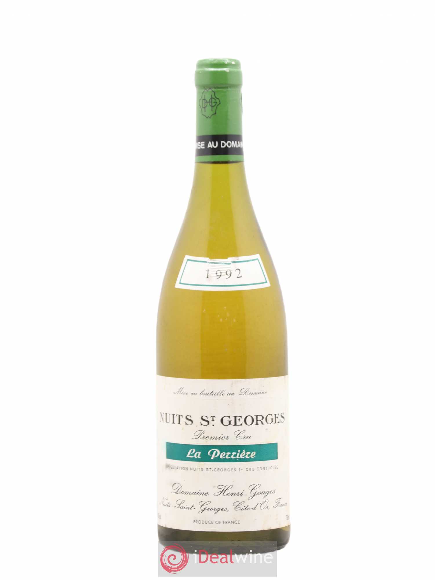 Nuits-Saint-Georges 1er Cru La Perrière Henri Gouges 1992 - Posten von 1 Flasche - 0