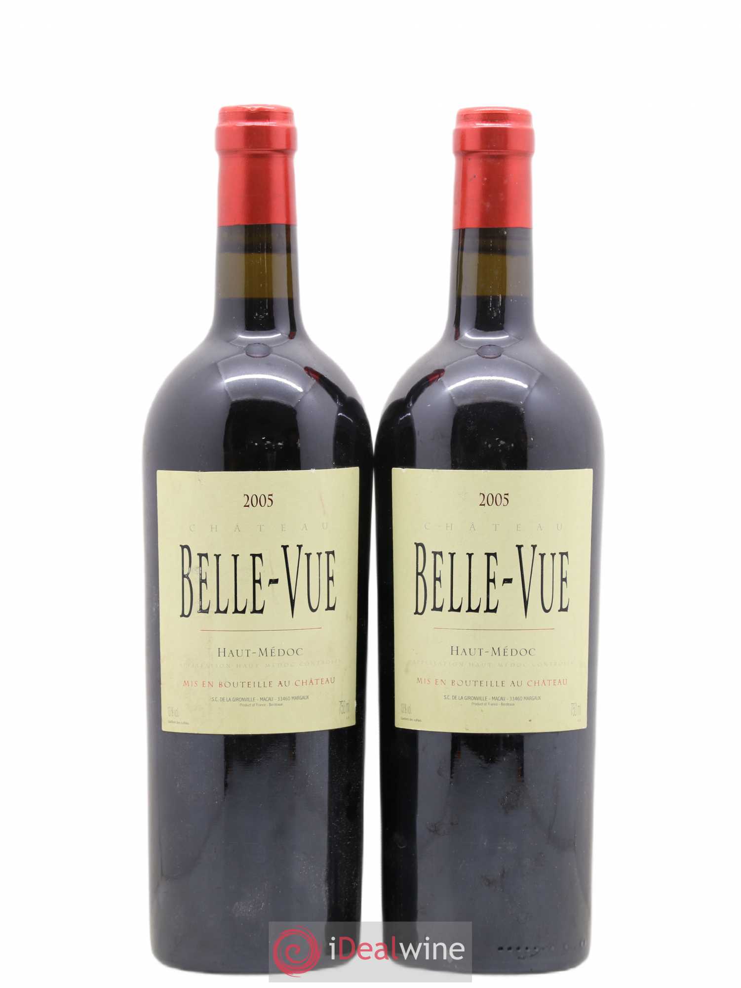 Château Belle-Vue 2005 - Lot de 2 bouteilles - 0