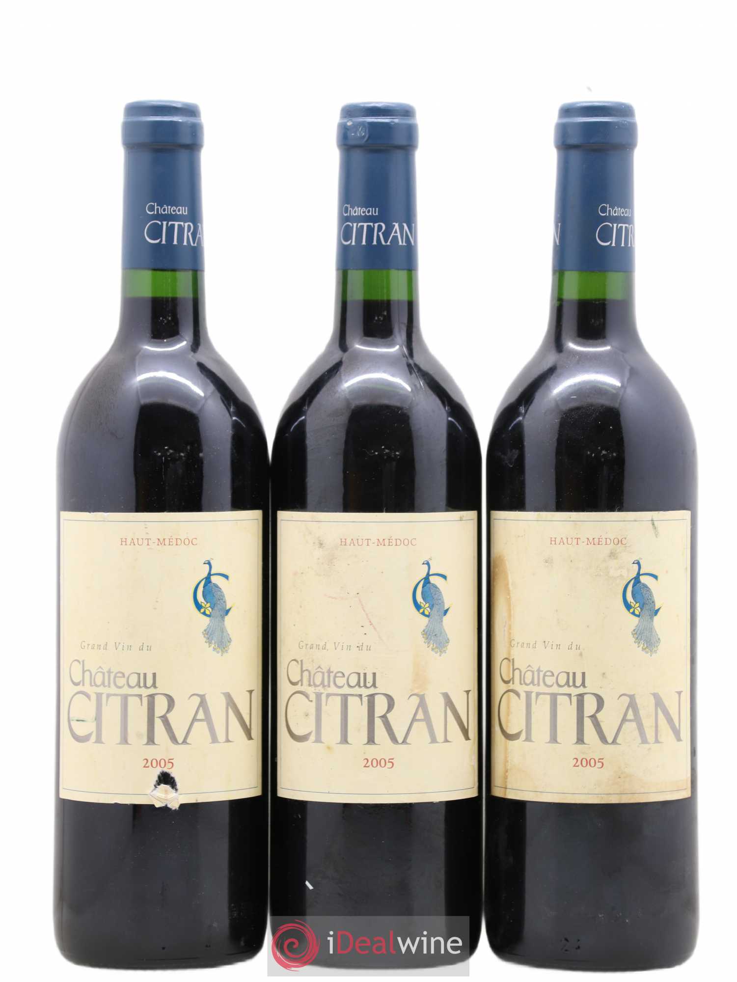Château Citran Cru Bourgeois 2005 - Lot de 3 bouteilles - 0