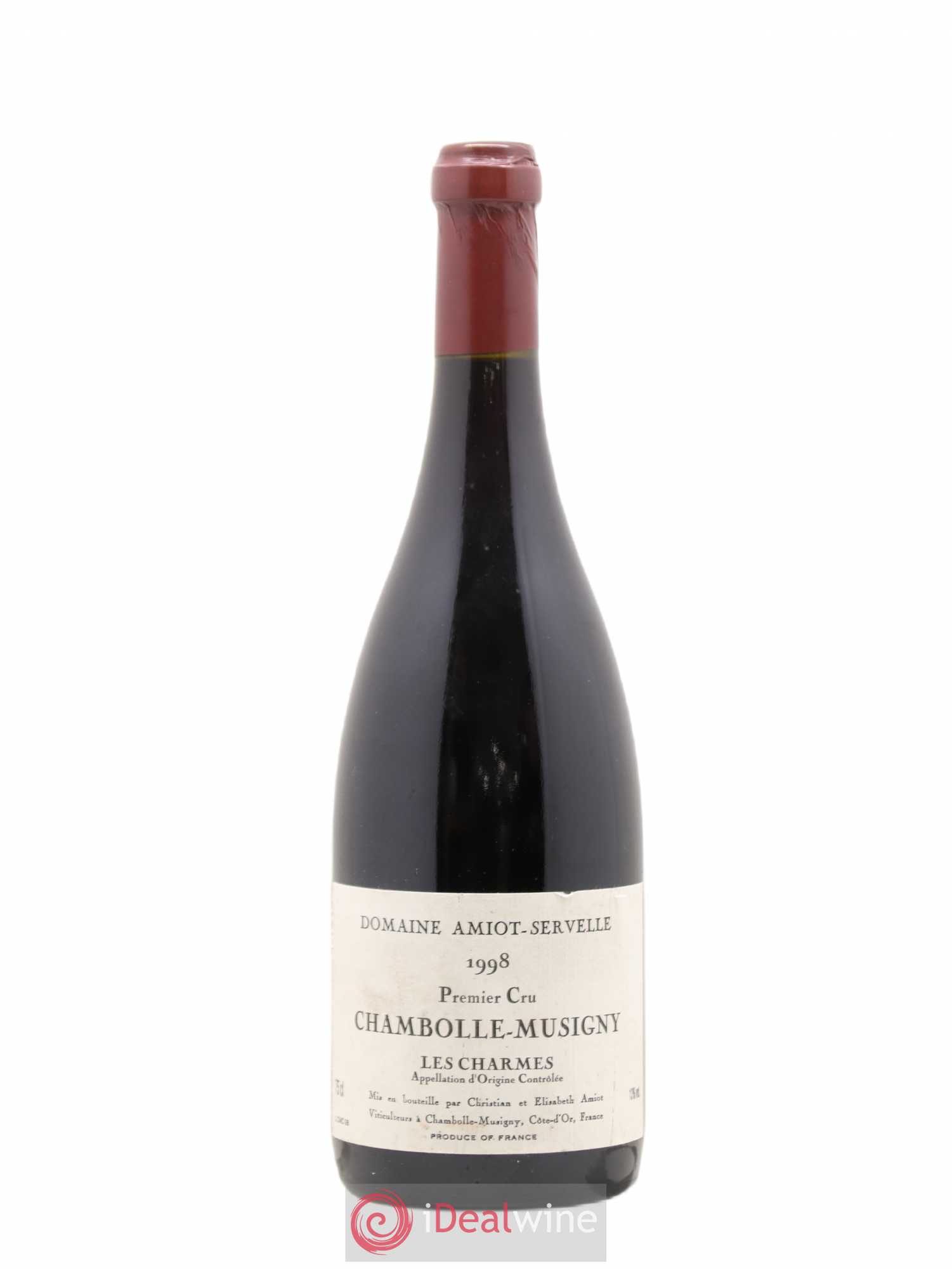 Chambolle-Musigny 1er Cru Les Charmes Amiot-Servelle 1998 - Lot de 1 bouteille - 0
