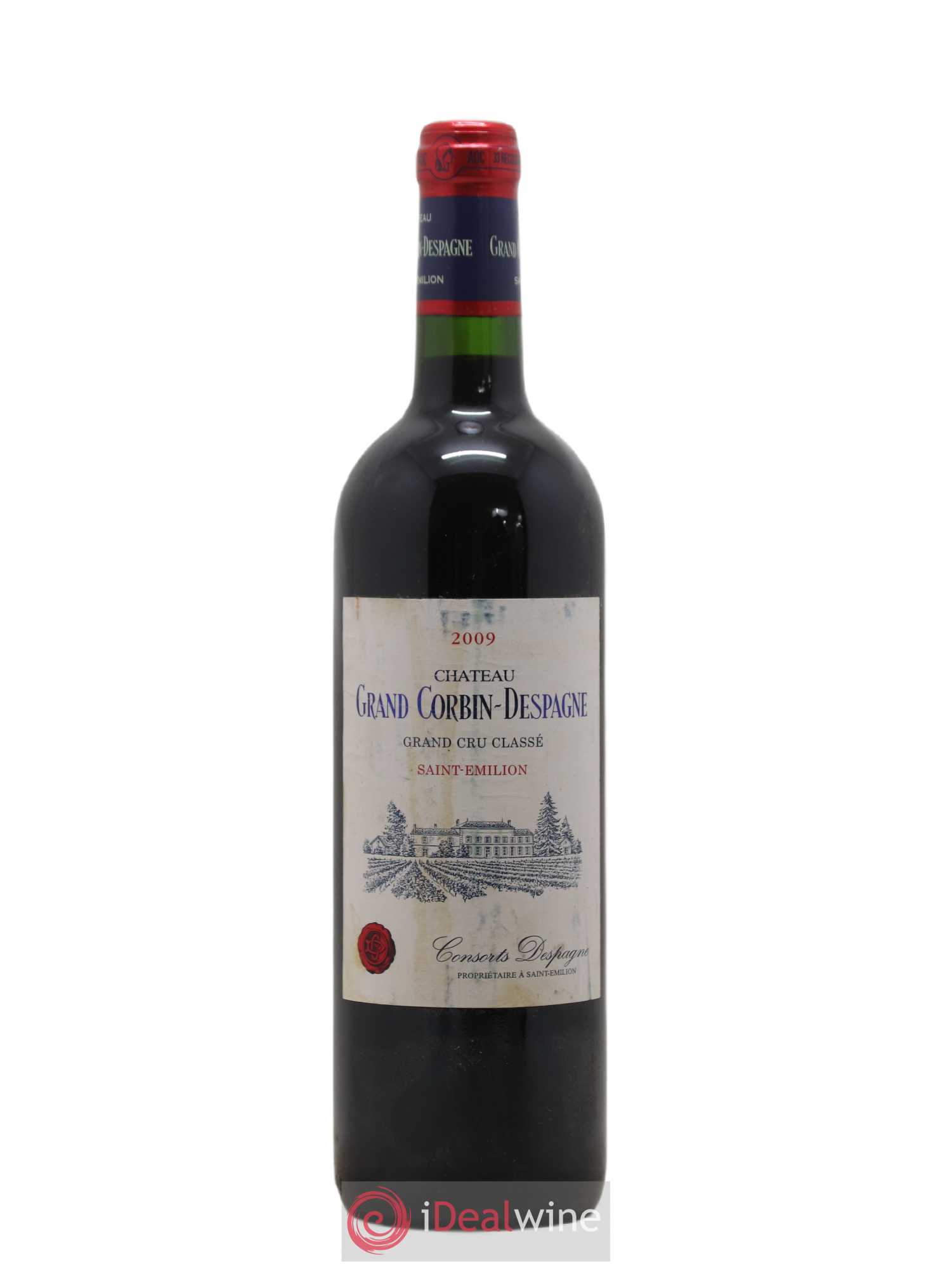 Château Grand Corbin Despagne Grand Cru Classé 2009 - Lot de 1 bouteille - 0