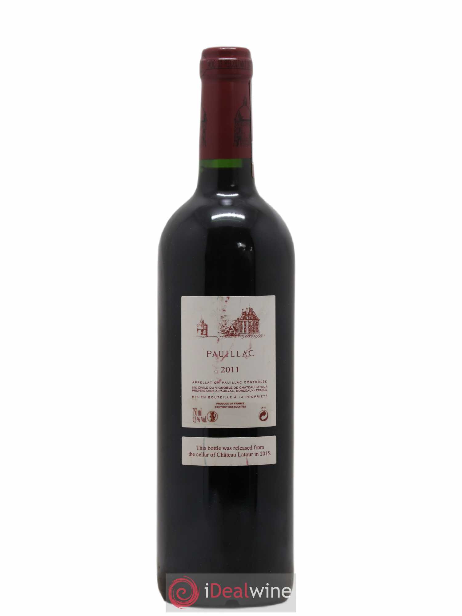 Pauillac de Château Latour 2011 - Lot de 1 bouteille - 1
