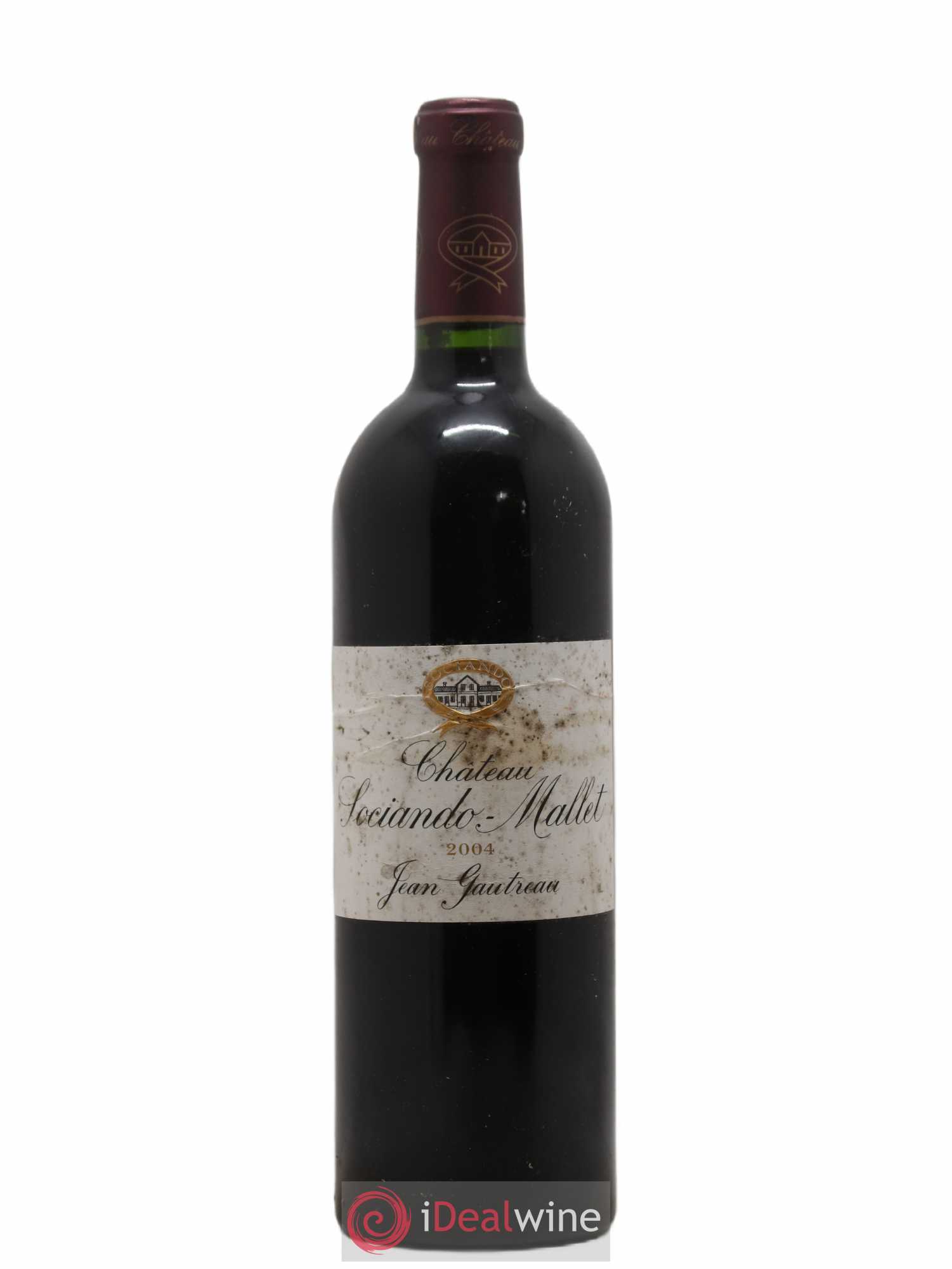Château Sociando Mallet 2004 - Lot de 1 bouteille - 0