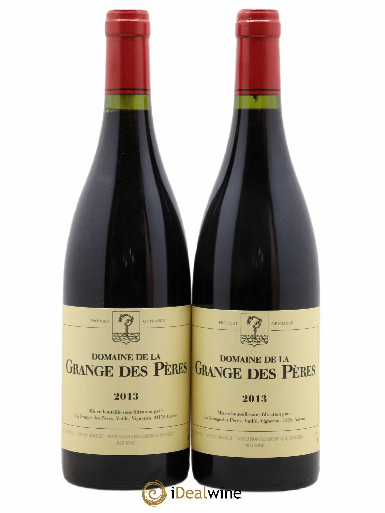 Pays d'Hérault Grange des Pères Laurent Vaillé 2013 - Lot de 2 bouteilles - 0