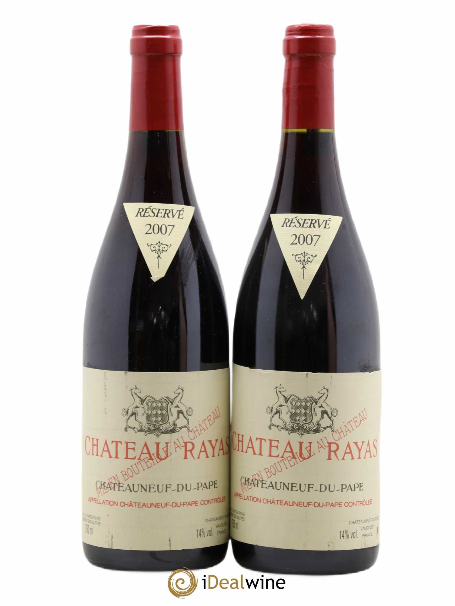 Châteauneuf-du-Pape Château Rayas Emmanuel Reynaud 2007 - Lot de 2 bouteilles - 0