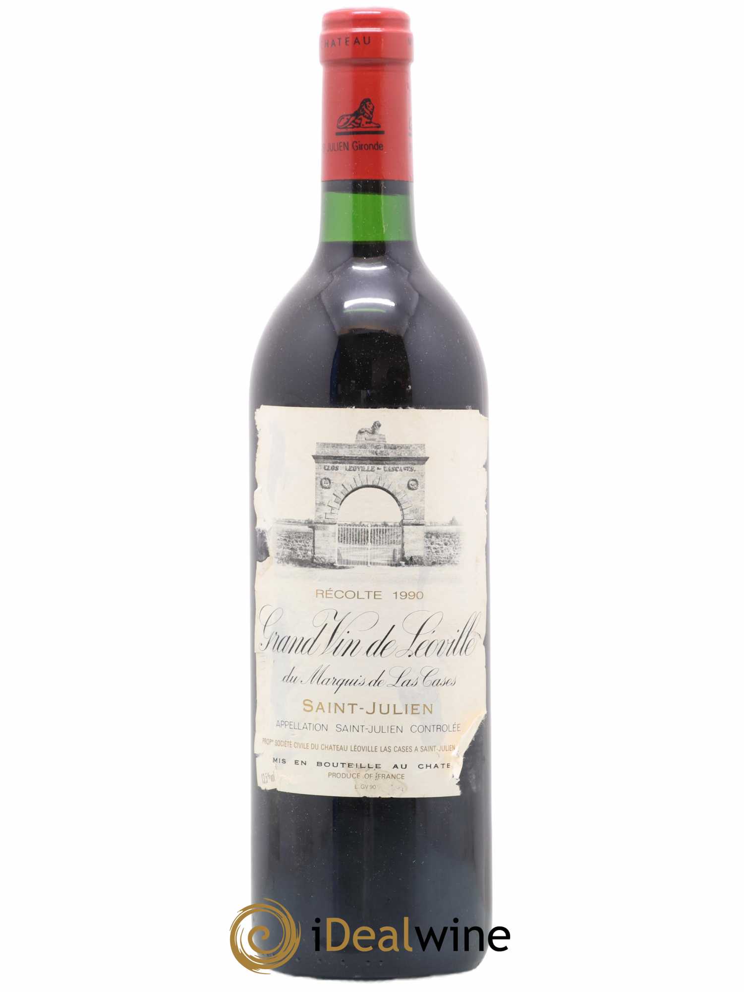 Château Léoville Las Cases 2ème Grand Cru Classé 1990 - Lot de 1 bouteille - 0