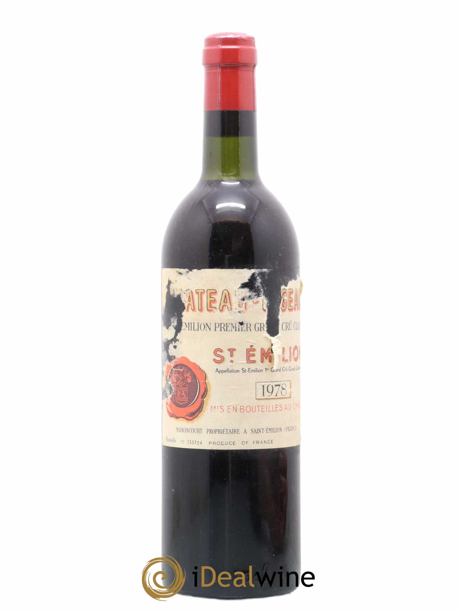 Château Figeac 1er Grand Cru Classé A 1978 - Lot de 1 bouteille - 0