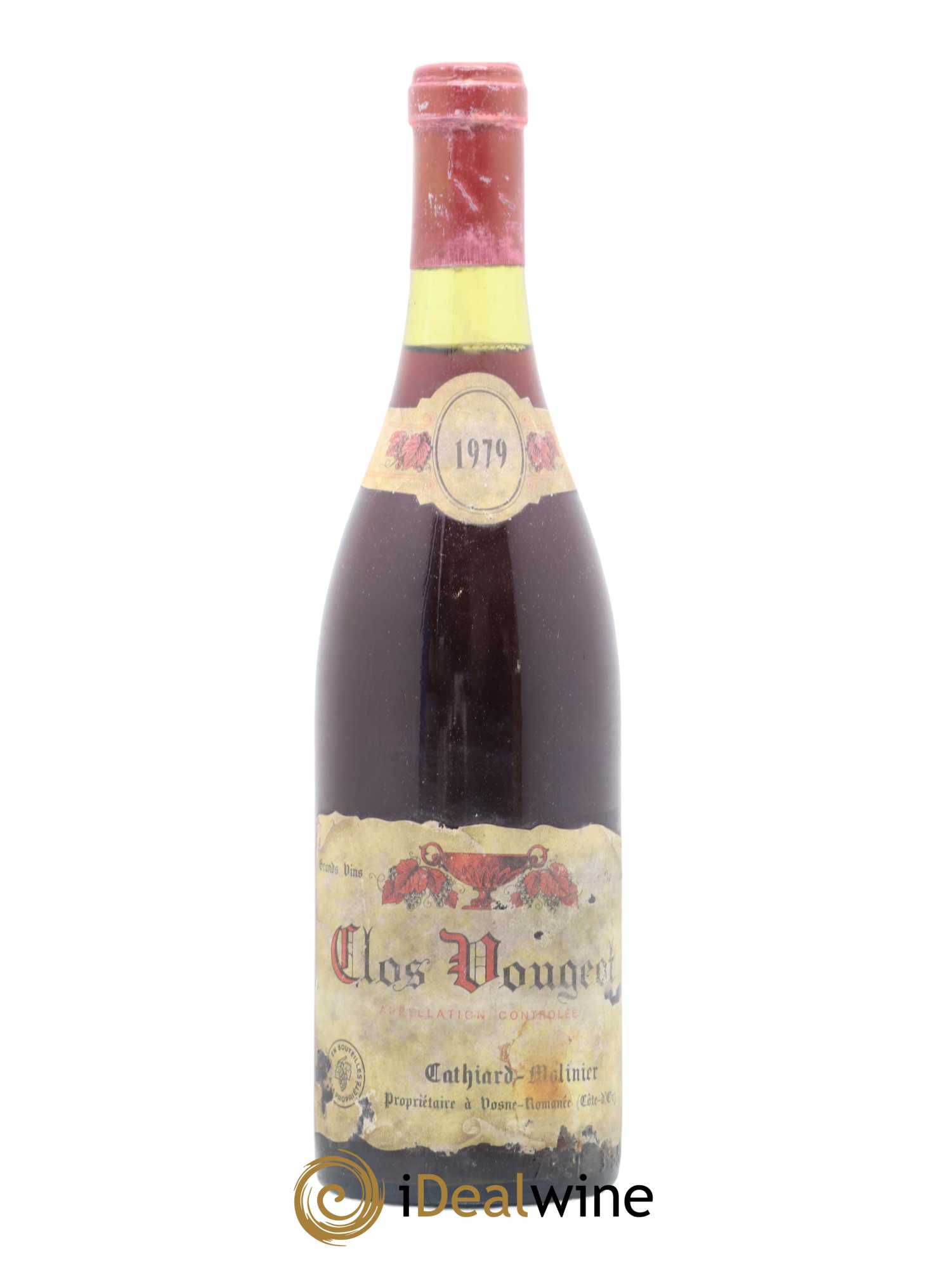 Clos de Vougeot Grand Cru Cathiard-Molinier 1979 - Lot de 1 bouteille - 0