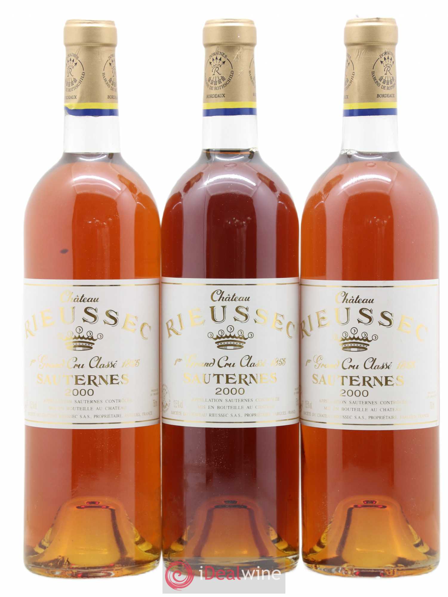 Château Rieussec 1er Grand Cru Classé 2000 - Lotto di 6 bottiglie - 1