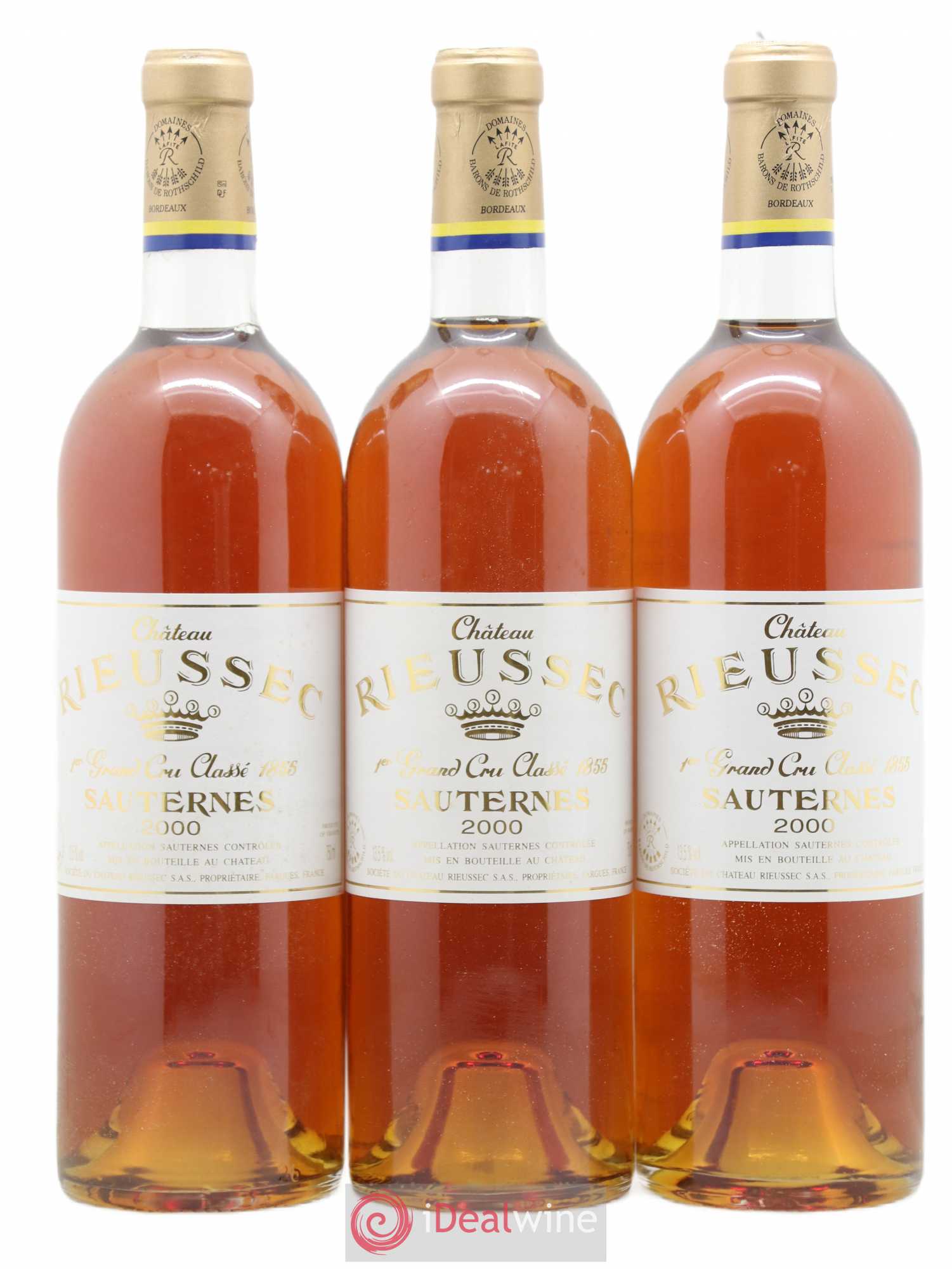 Château Rieussec 1er Grand Cru Classé 2000 - Lotto di 6 bottiglie - 2
