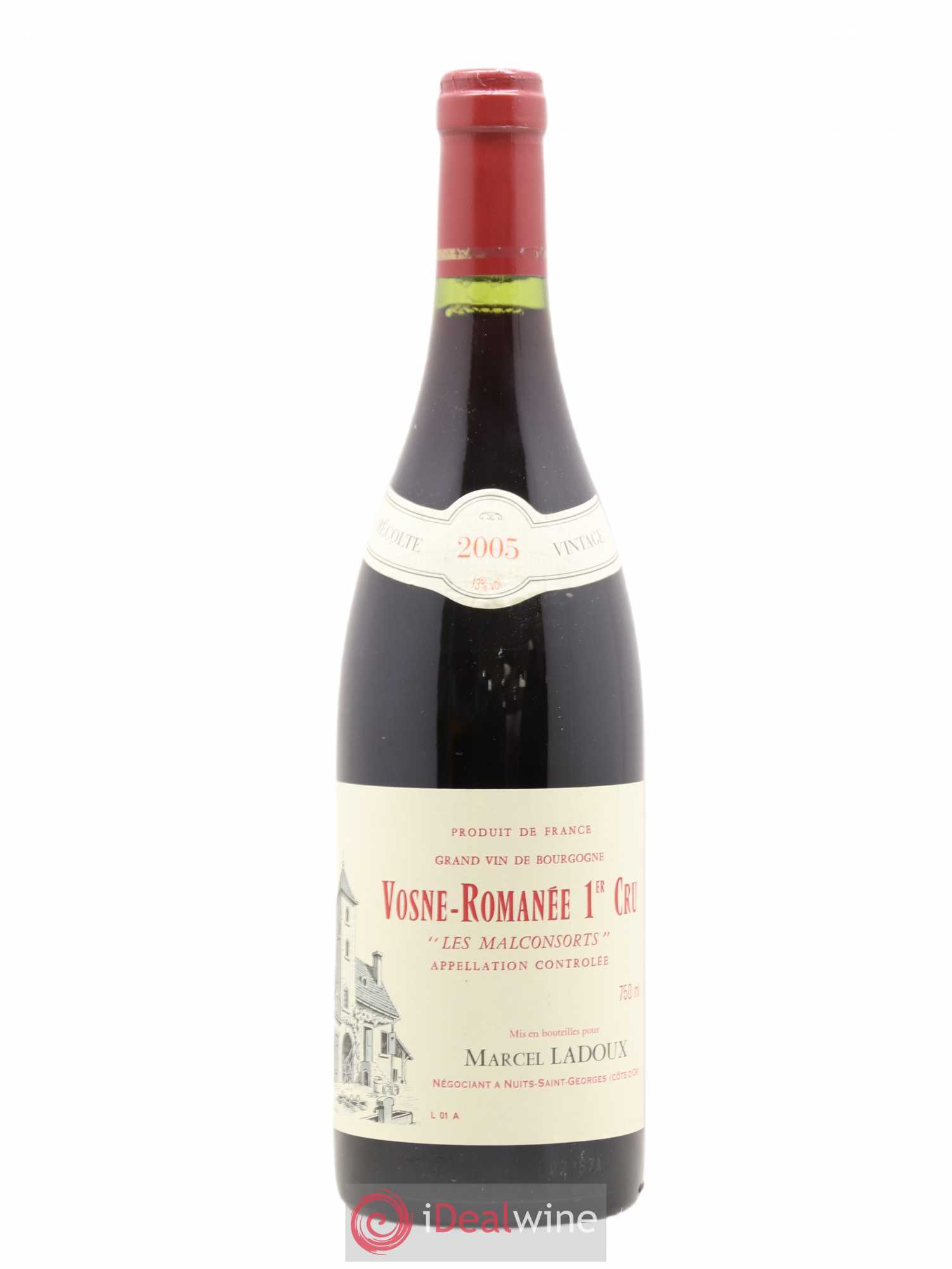 Vosne-Romanée 1er Cru Les Malconsorts Marcel Ladoux 2005 - Posten von 1 Flasche - 0