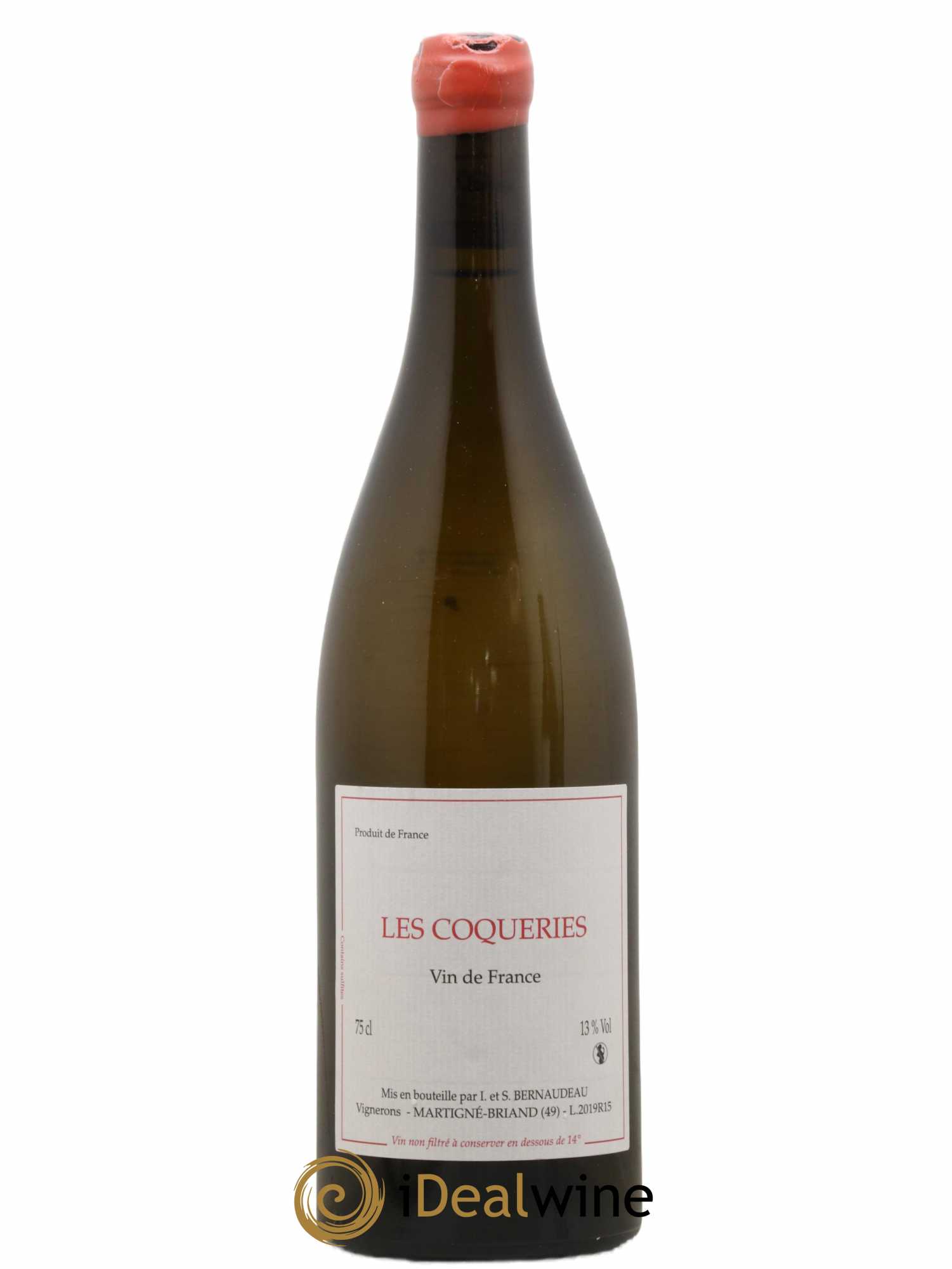 Vin de France Les Coqueries Stéphane Bernaudeau (Domaine) 2019 - Lot de 1 bouteille - 0