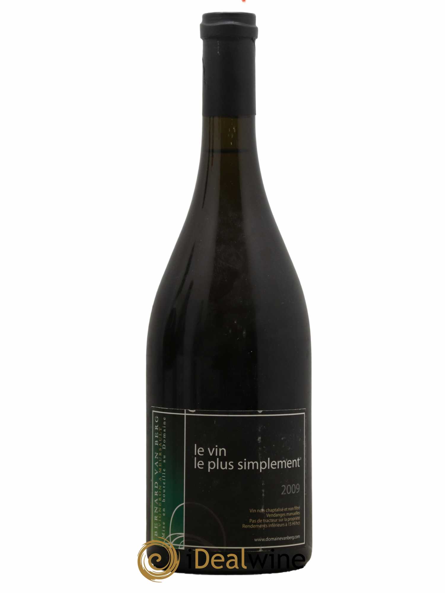 Bourgogne Grand Ordinaire En Busigny Bernard Van Berg 2009 - Lot de 1 bouteille - 0