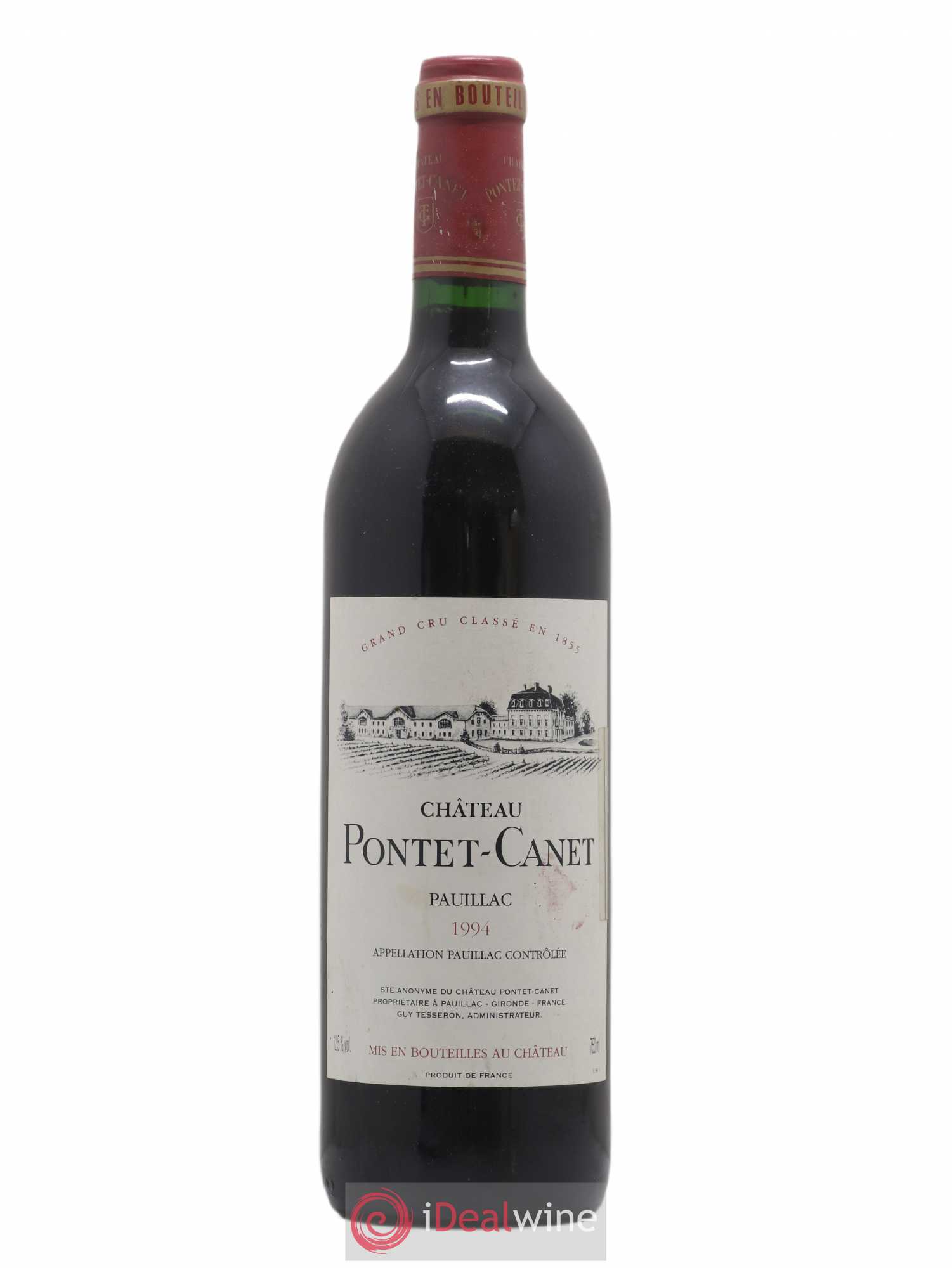 Château Pontet Canet 5ème Grand Cru Classé 1994 - Lot de 1 bouteille - 0