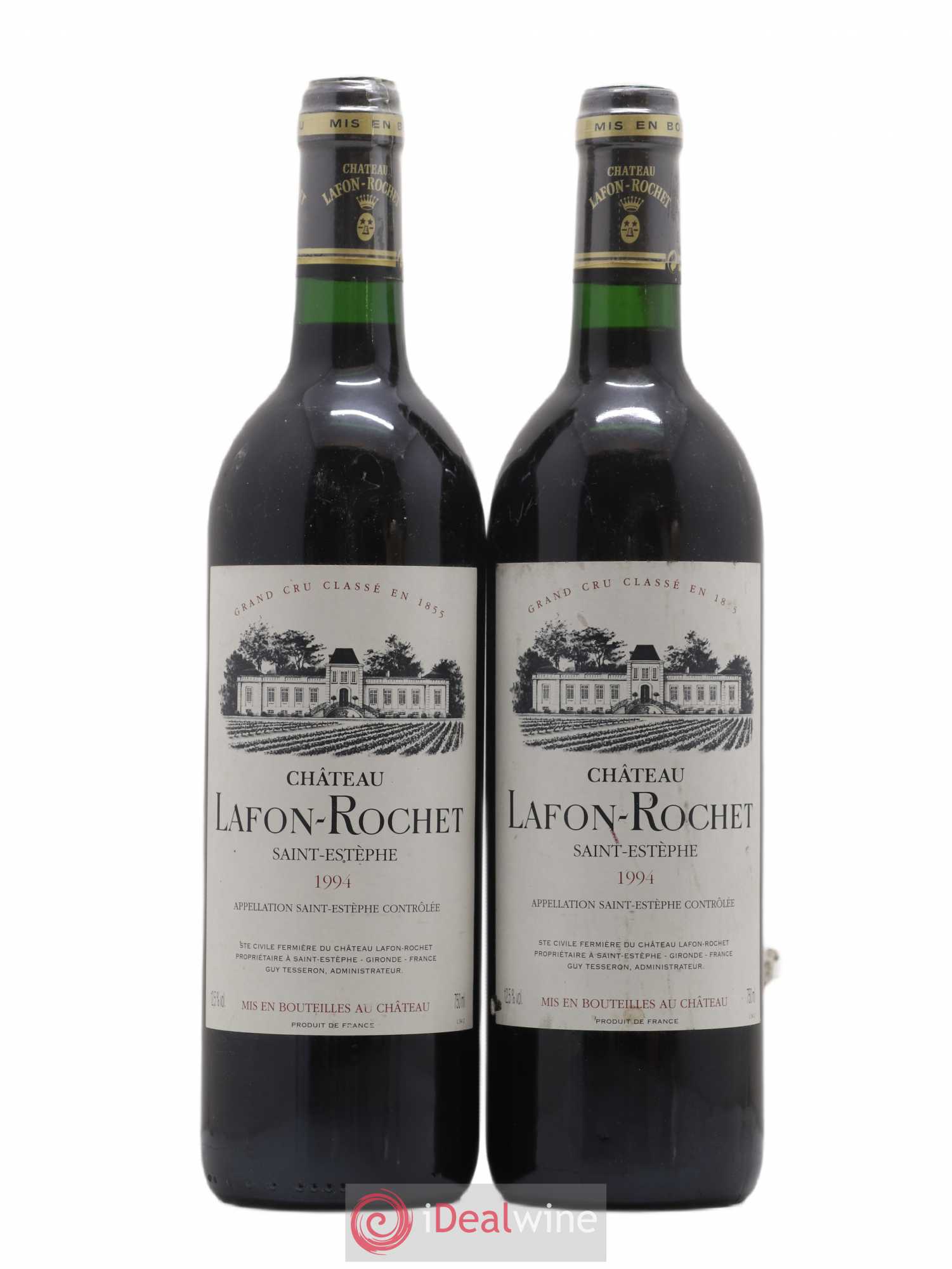 Château Lafon Rochet 4ème Grand Cru Classé 1994 - Lot de 2 bouteilles - 0