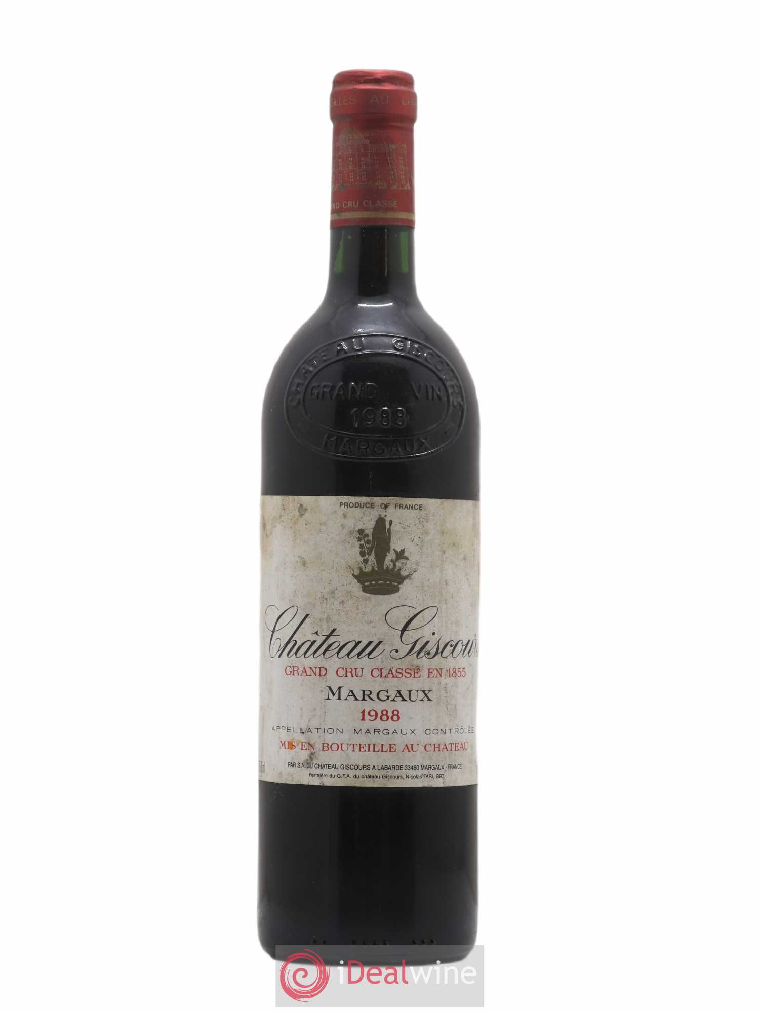 Château Giscours 3ème Grand Cru Classé 1988 - Lot de 1 bouteille - 0