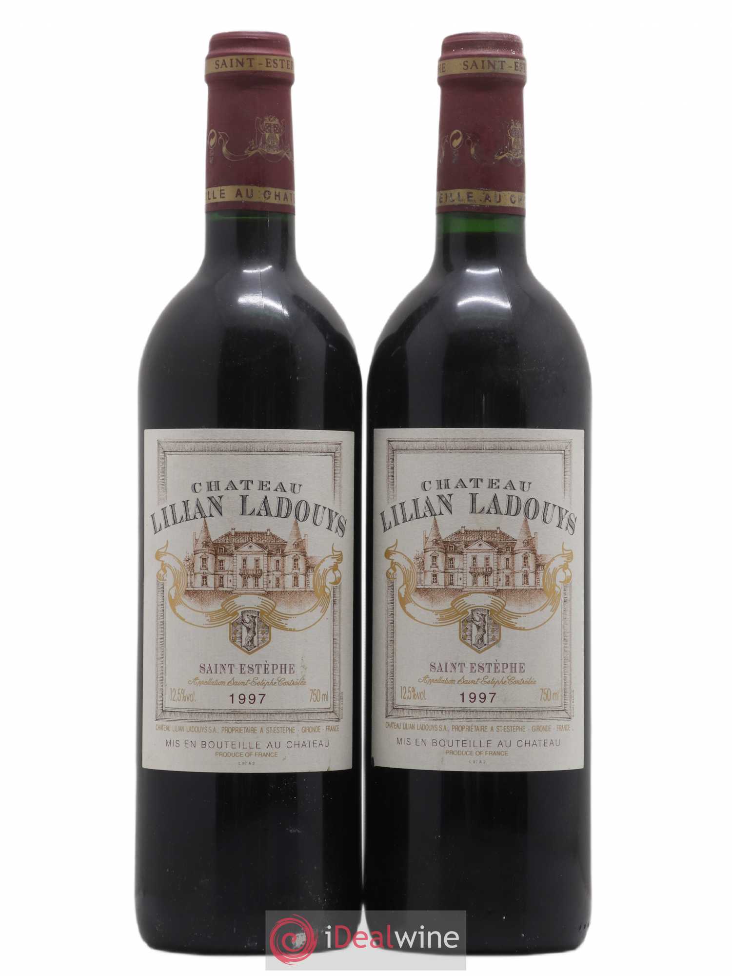 Château Lilian Ladouys Cru Bourgeois (sans prix de réserve) 1997 - Lot de 2 bouteilles - 0