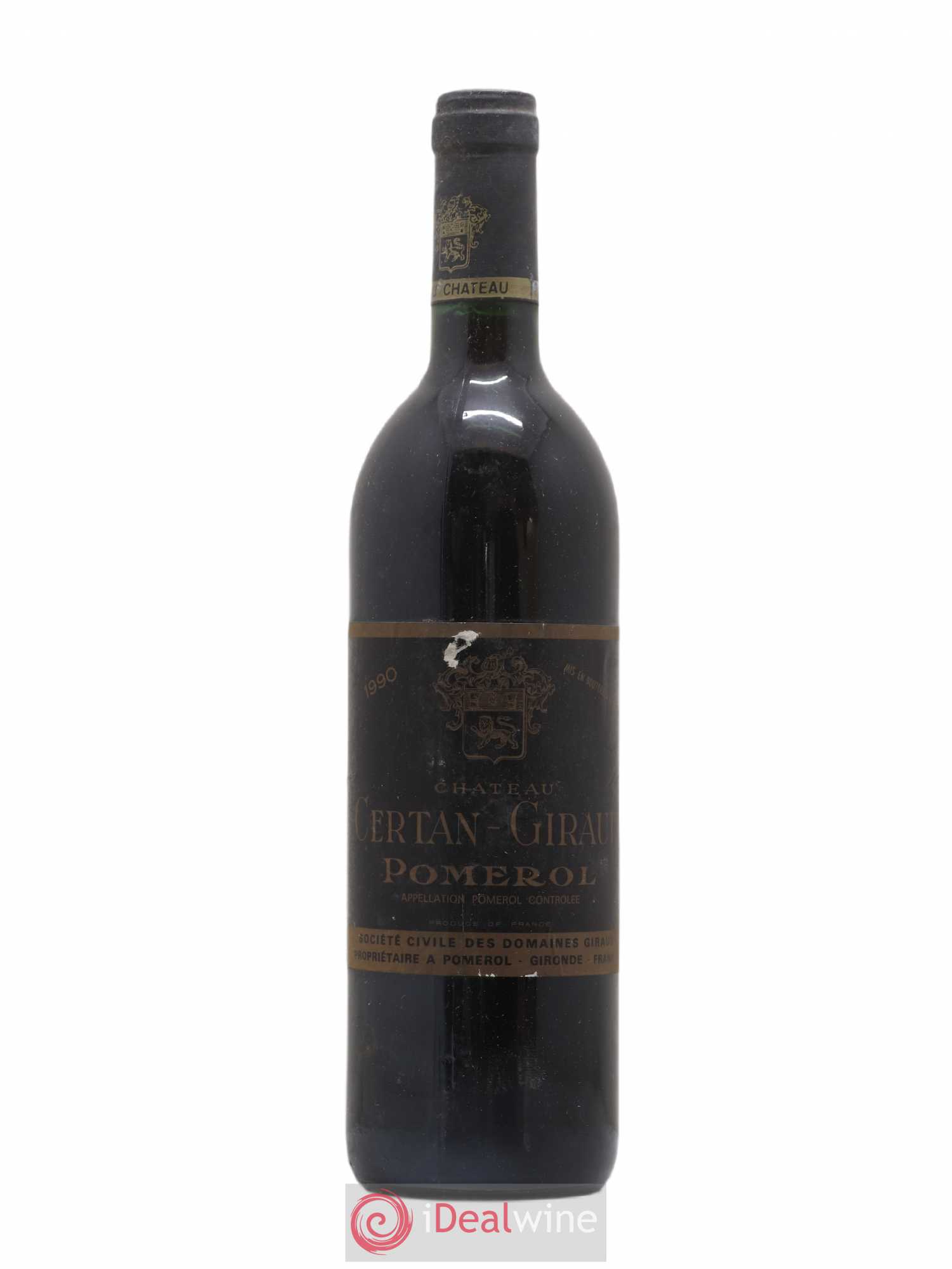 Château Certan Giraud 1990 - Lot de 1 bouteille - 0