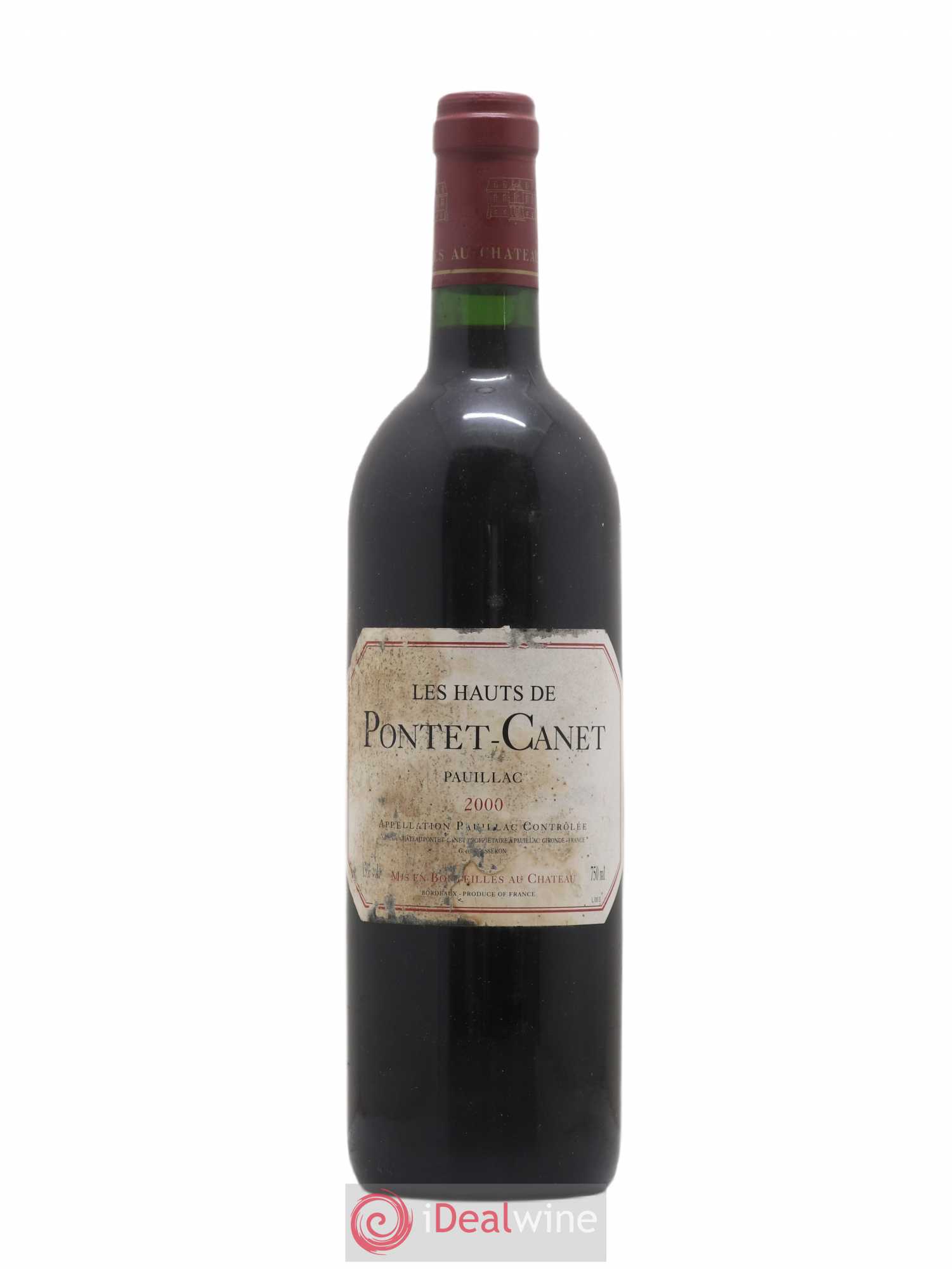 Les Hauts de Pontet-Canet Second Vin (sans prix de réserve) 2000 - Lot de 1 bouteille - 0