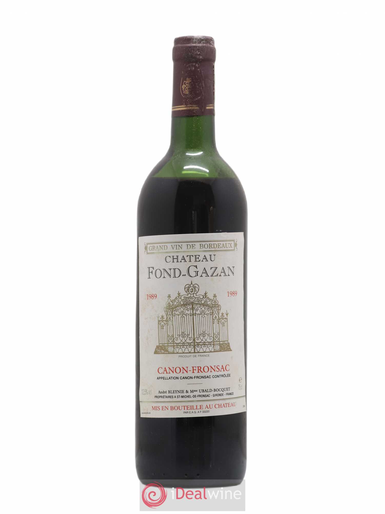 Canon-Fronsac 1989 - Lot de 1 bouteille - 0