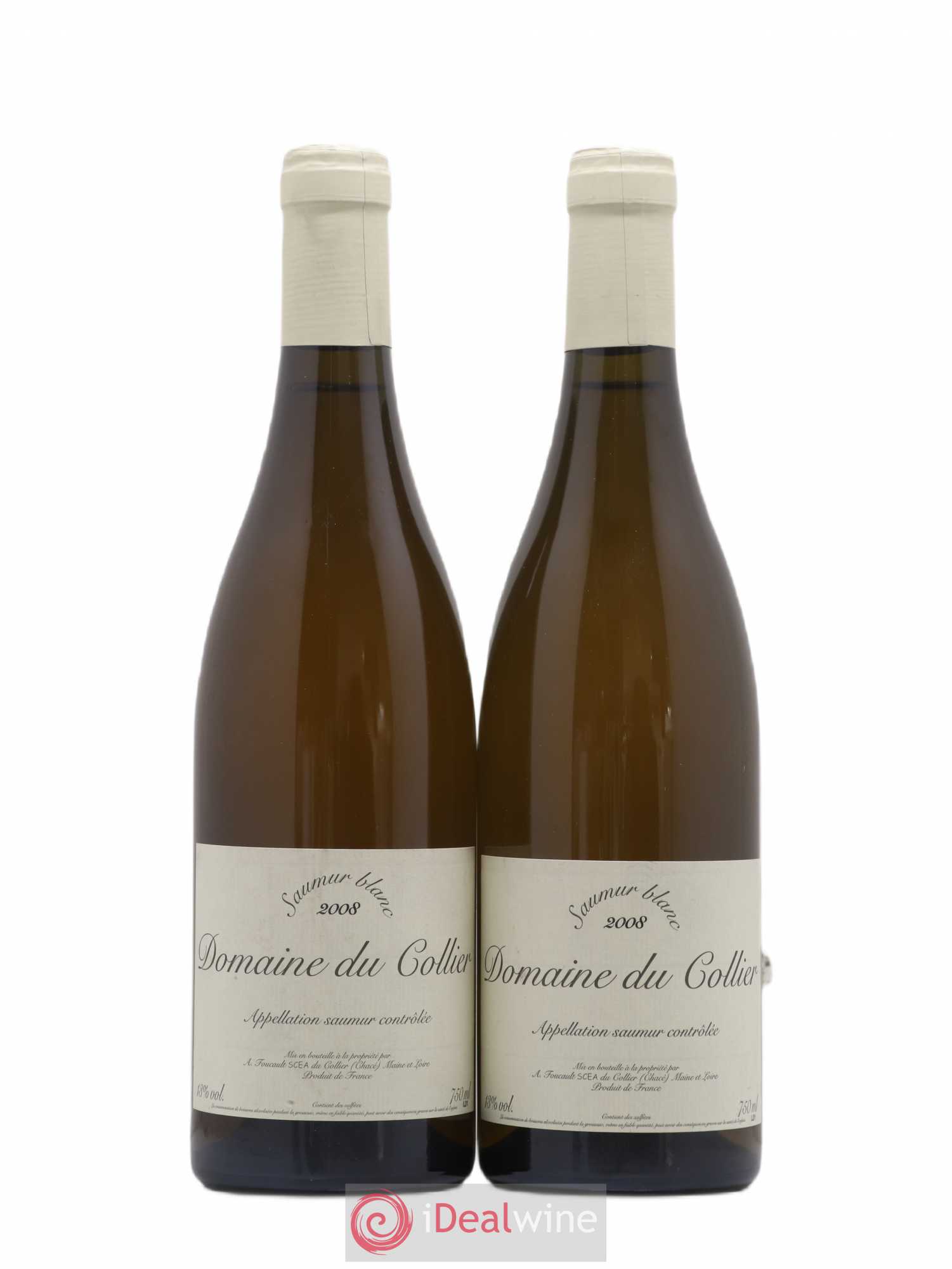 Saumur Domaine du Collier 2008 - Lot de 2 bouteilles - 0