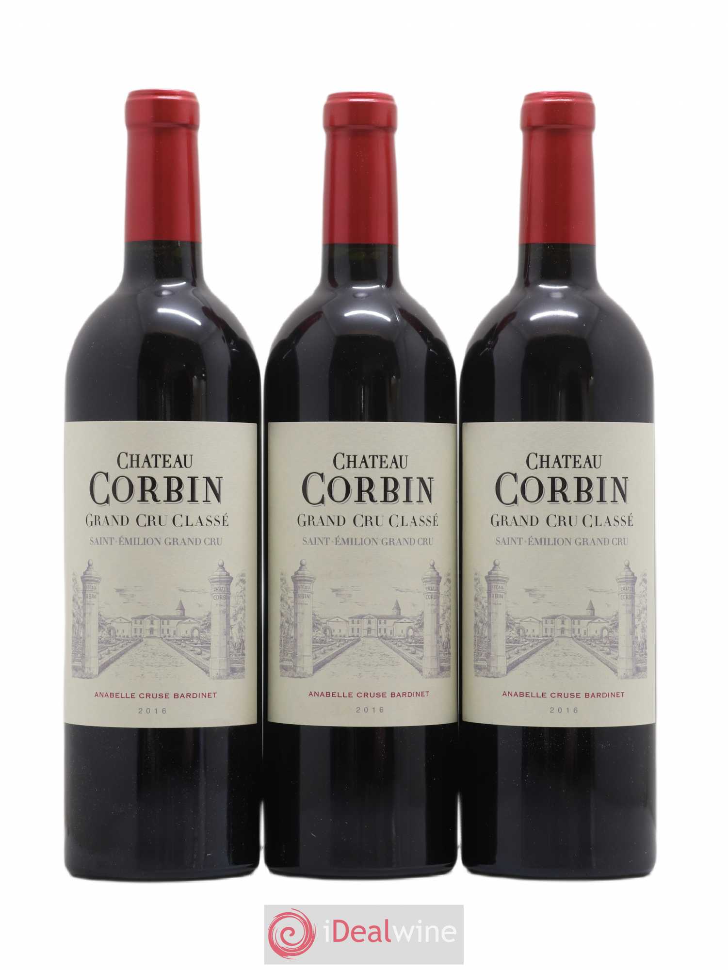 Château Corbin Grand Cru Classé 2016 - Lot de 12 bouteilles - 3