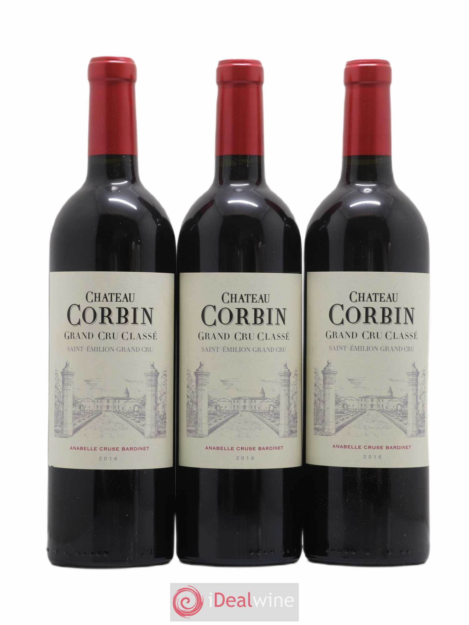 Château Corbin Grand Cru Classé 2016 - Lot de 12 bouteilles - 4