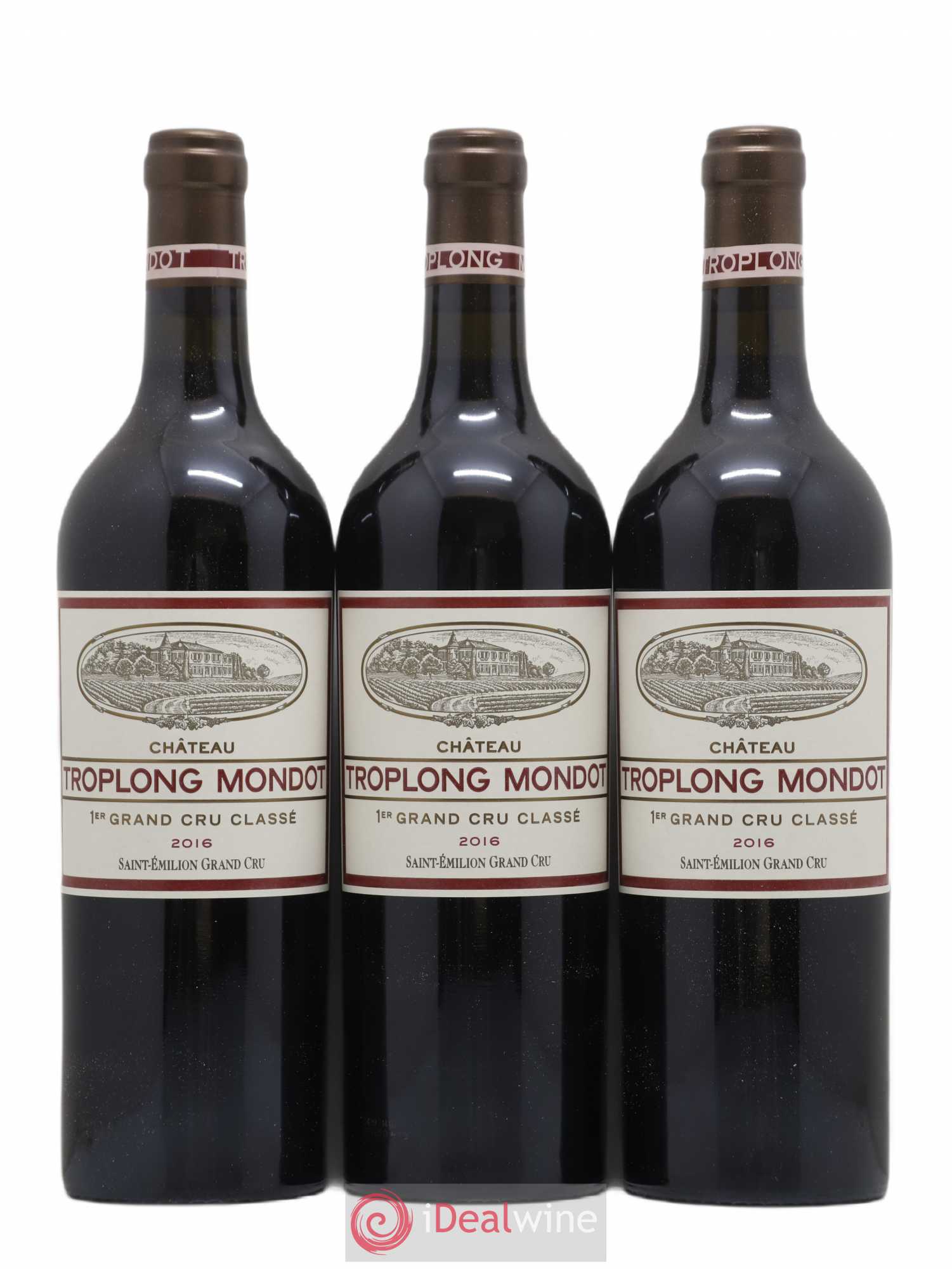 Château Troplong Mondot 1er Grand Cru Classé B 2016 - Lot de 6 bouteilles - 2