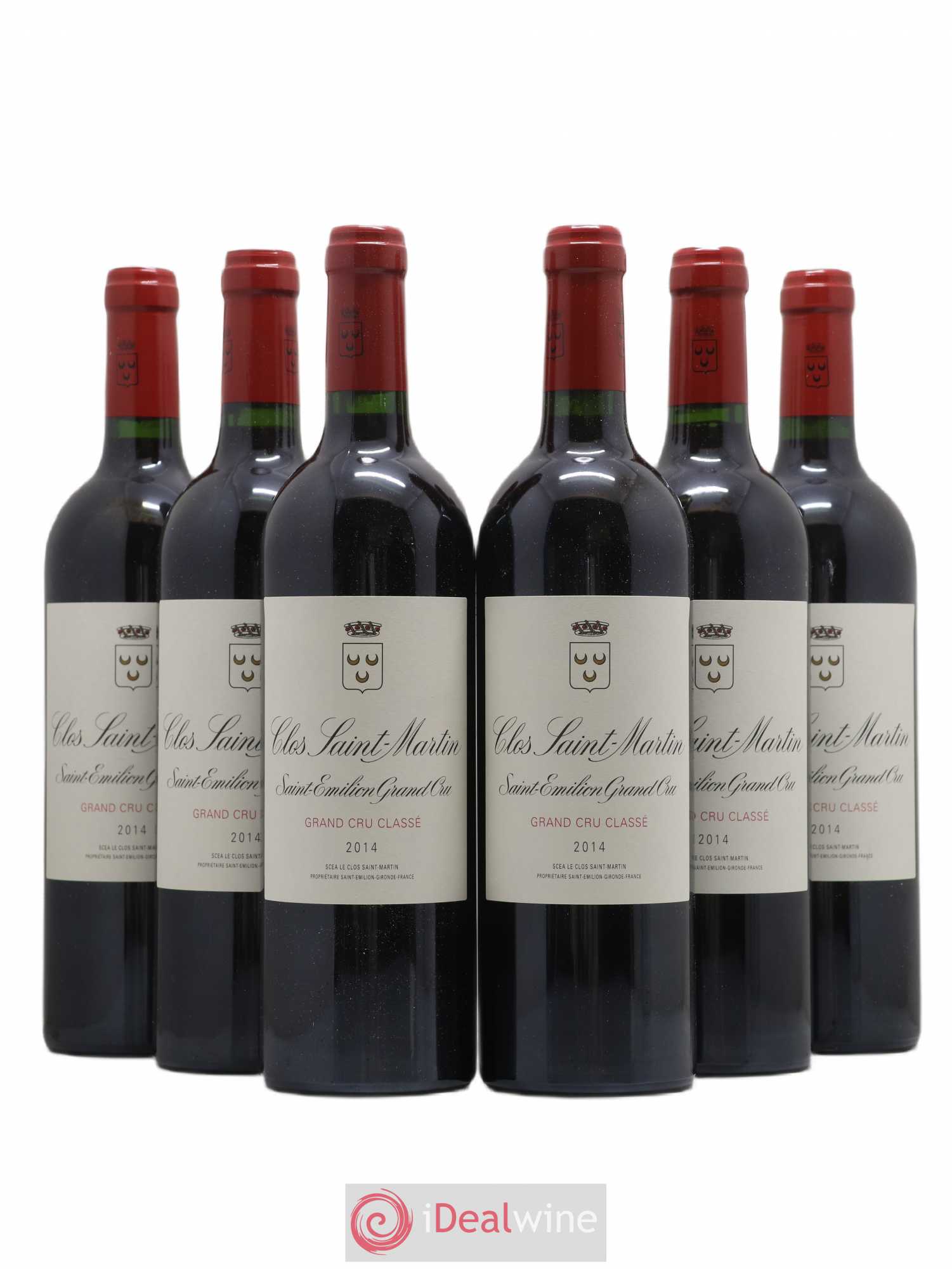 Clos Saint Martin Grand Cru Classé (sans prix de réserve) 2014 - Lot de 6 bouteilles - 0