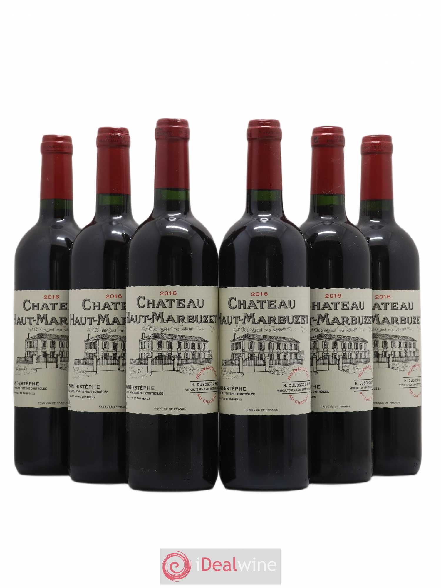 Château Haut Marbuzet 2016 - Lot de 6 bouteilles - 0