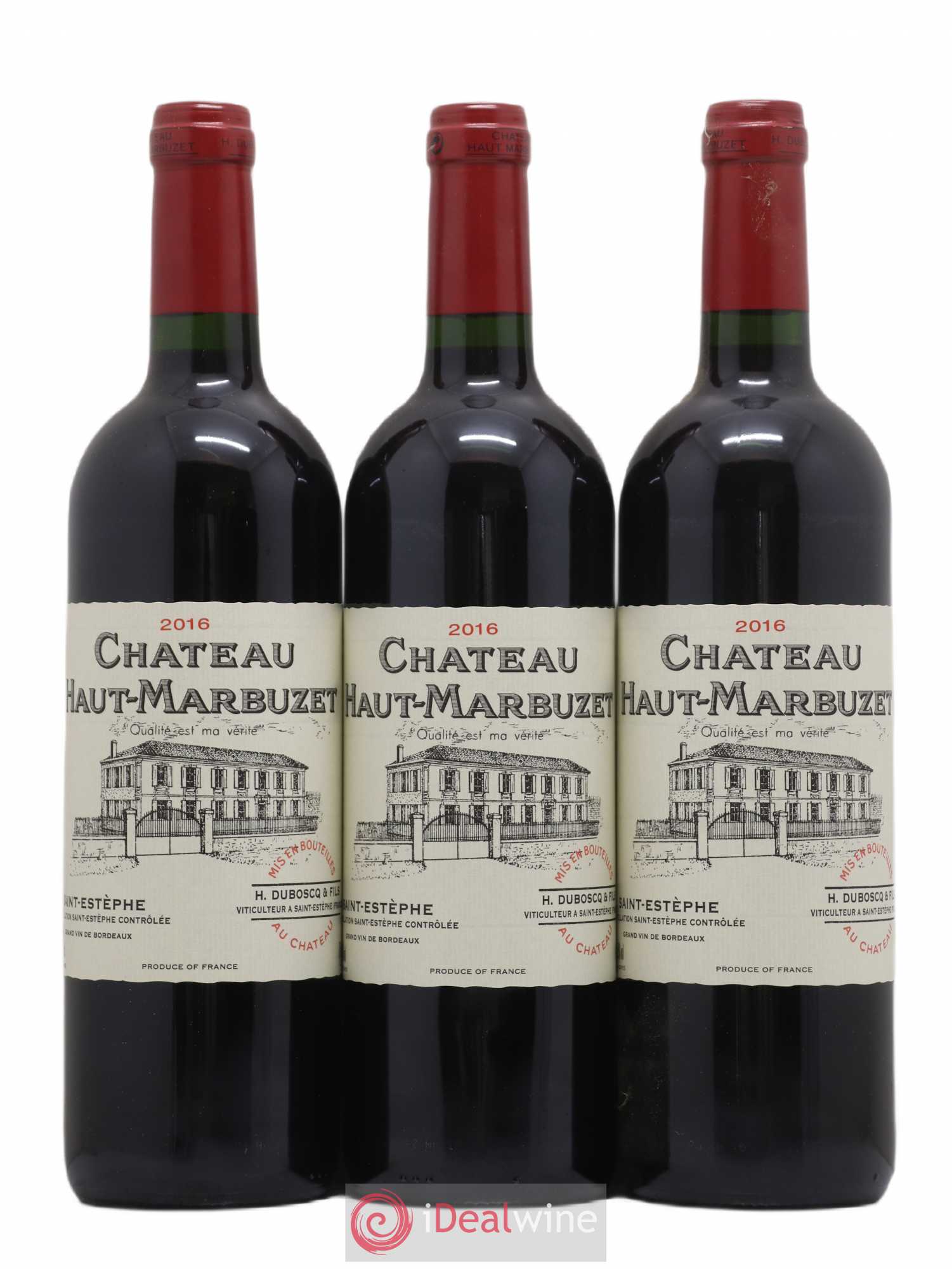 Château Haut Marbuzet 2016 - Lot de 6 bouteilles - 1