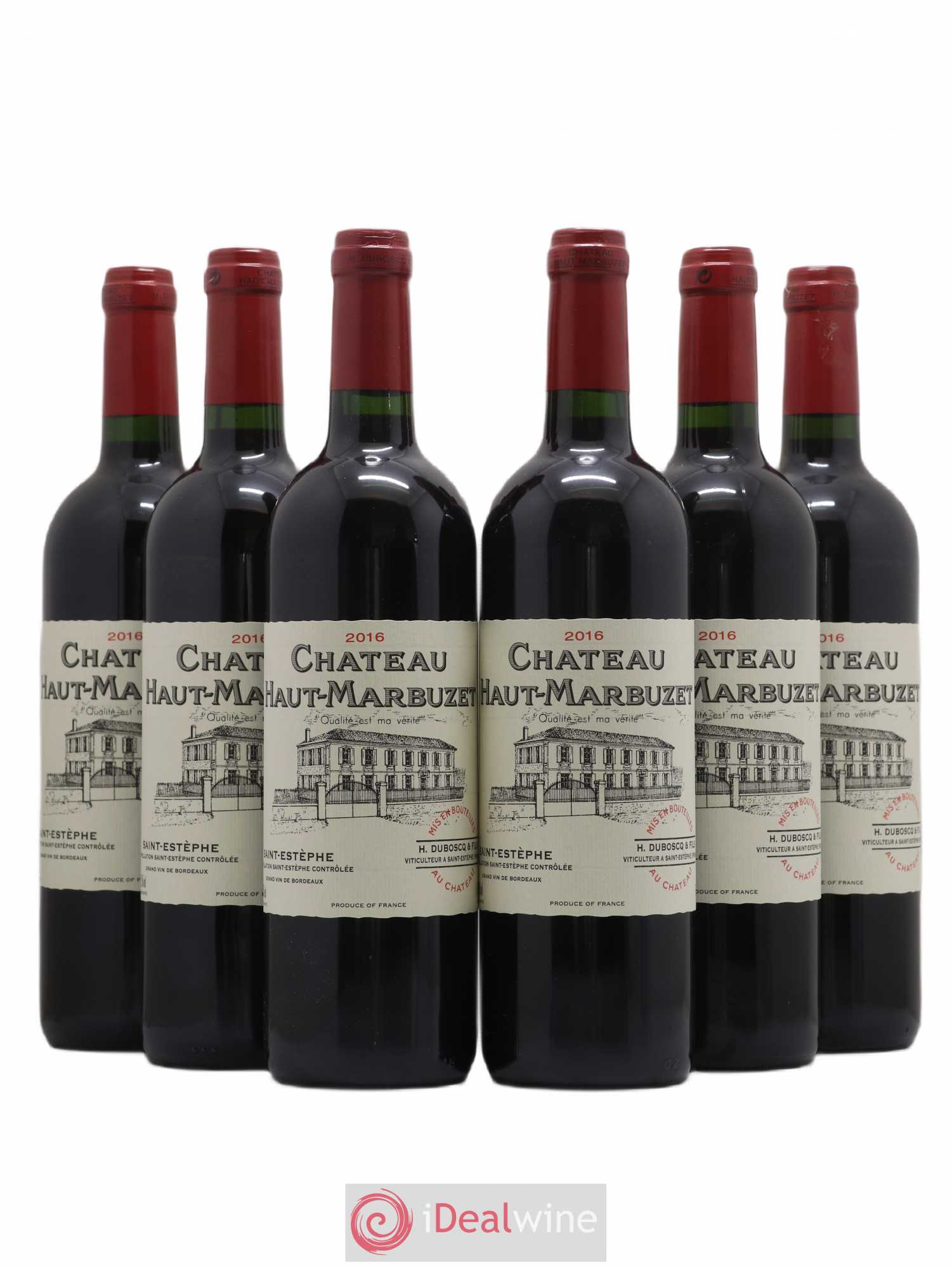 Château Haut Marbuzet 2016 - Lot de 6 bouteilles - 0