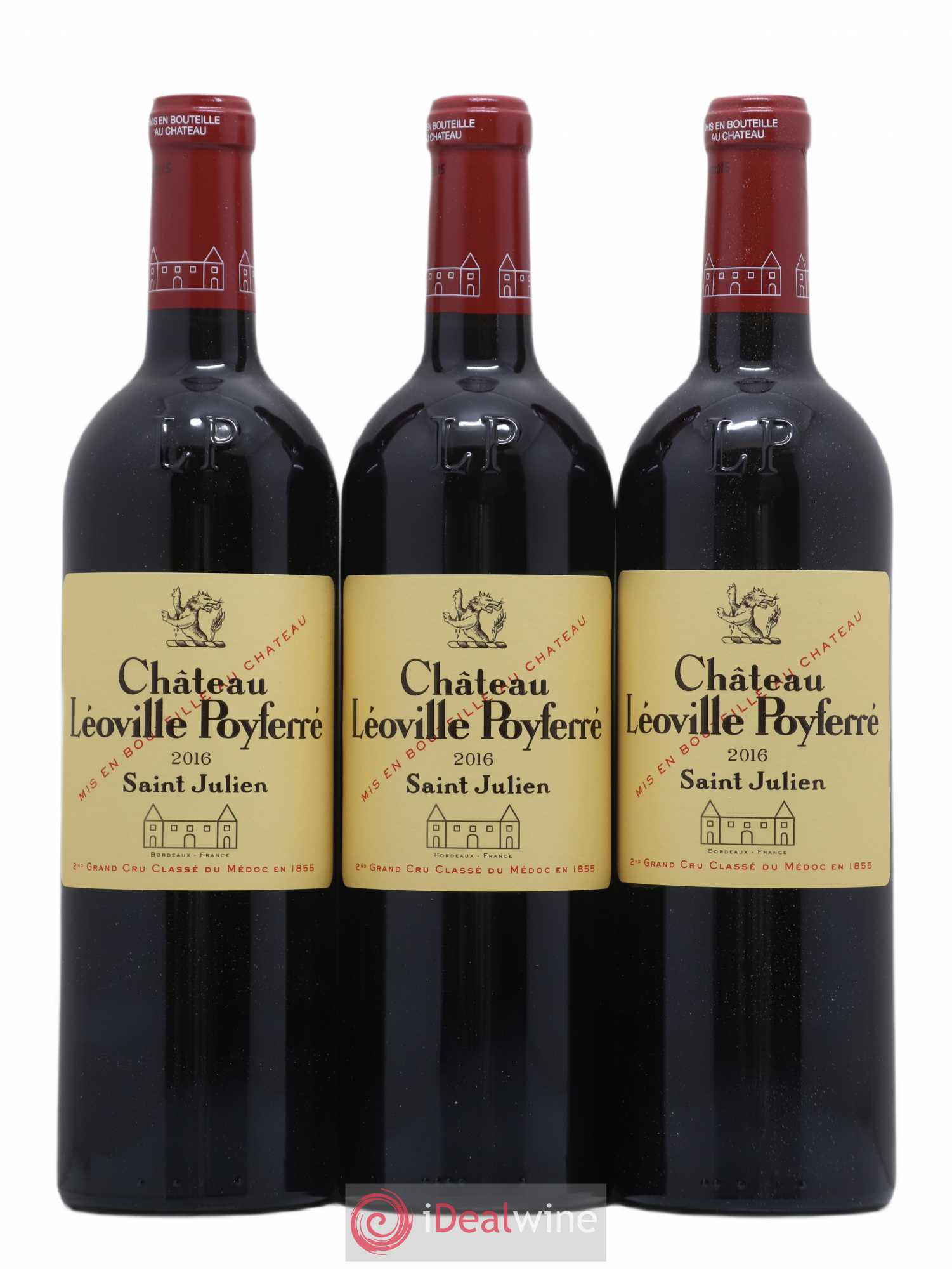 Château Léoville Poyferré 2ème Grand Cru Classé 2016 - Lot de 6 bouteilles - 1